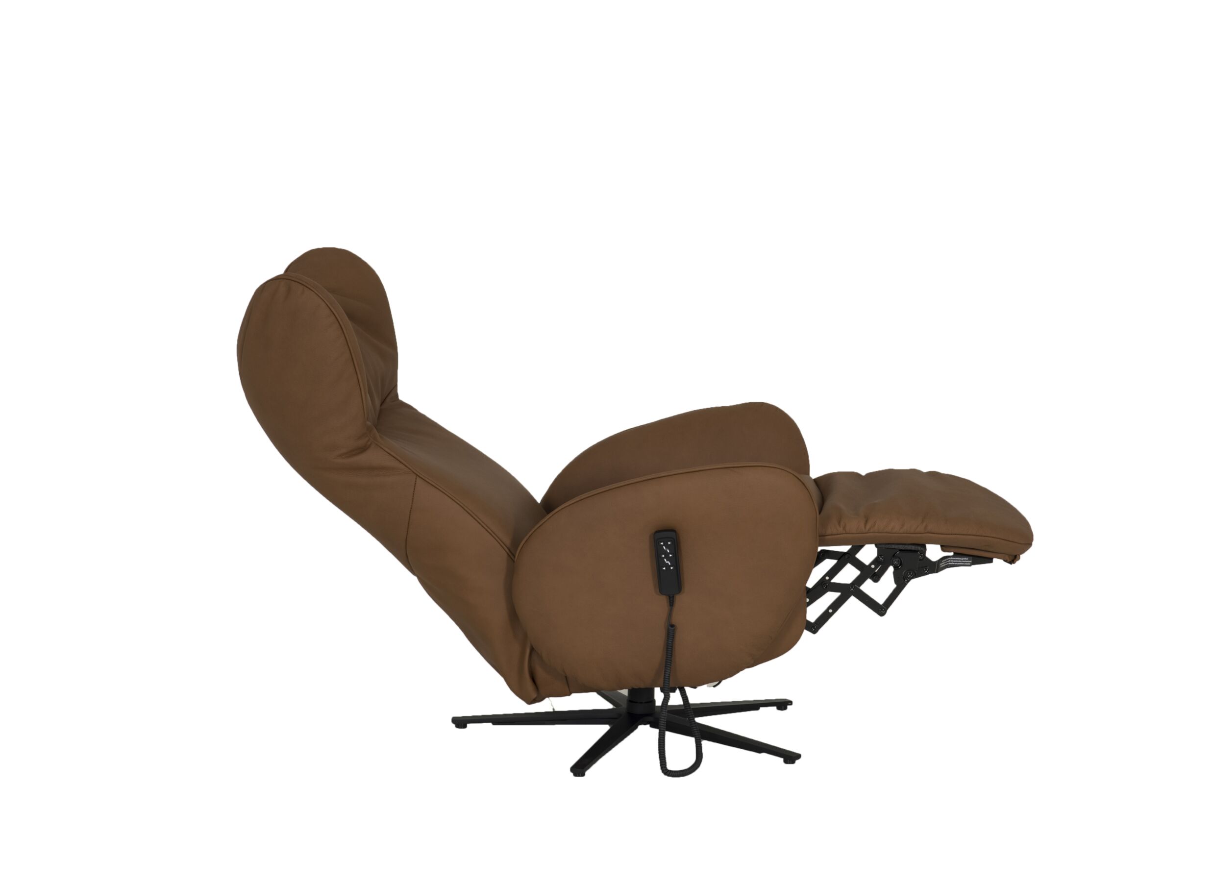 Aperçu - Fauteuil relax 7589.51V électrique - cuir - brun