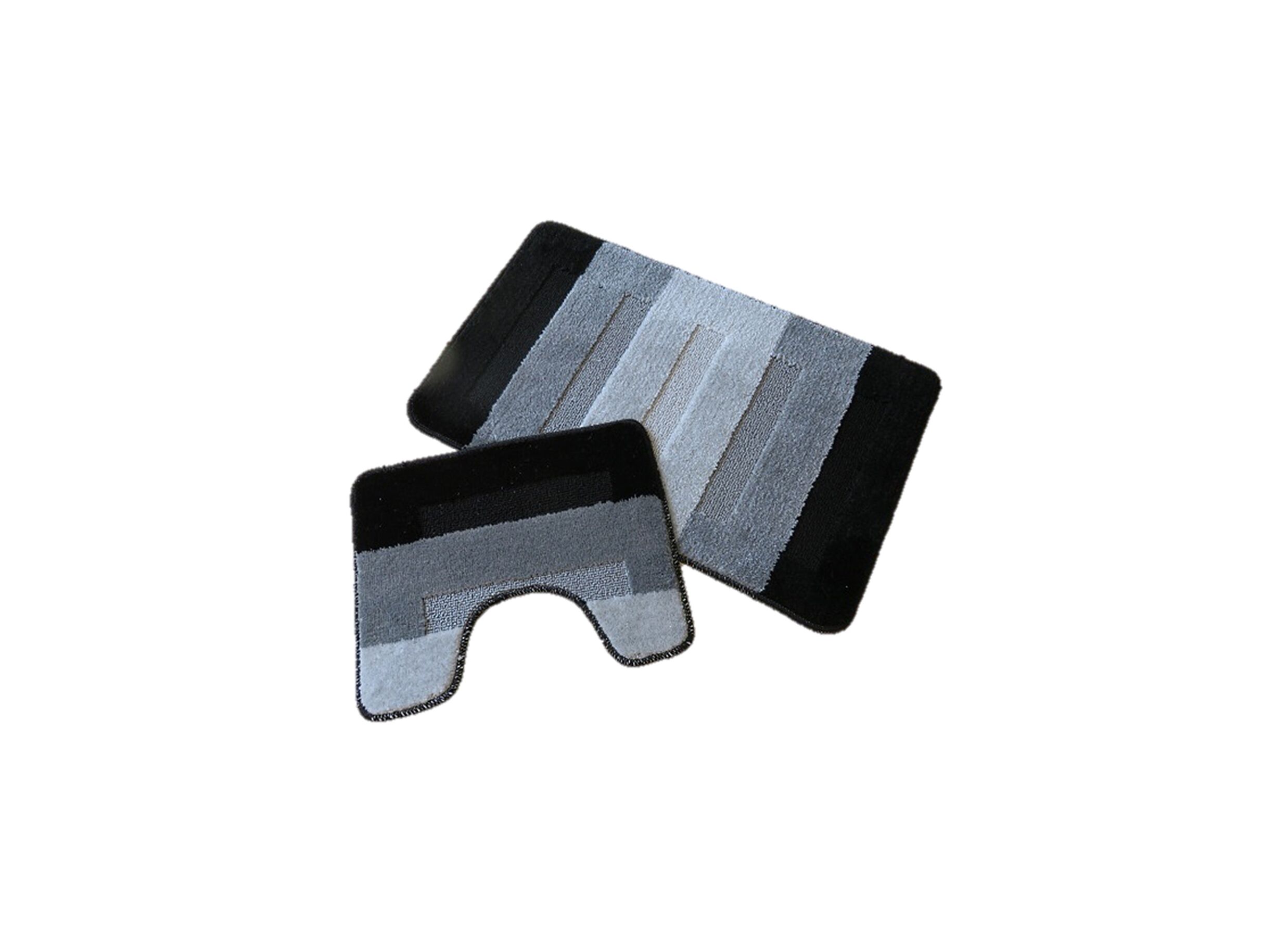 Badmat & wc-mat Nevada 40x50/50x80cm zwart grijs