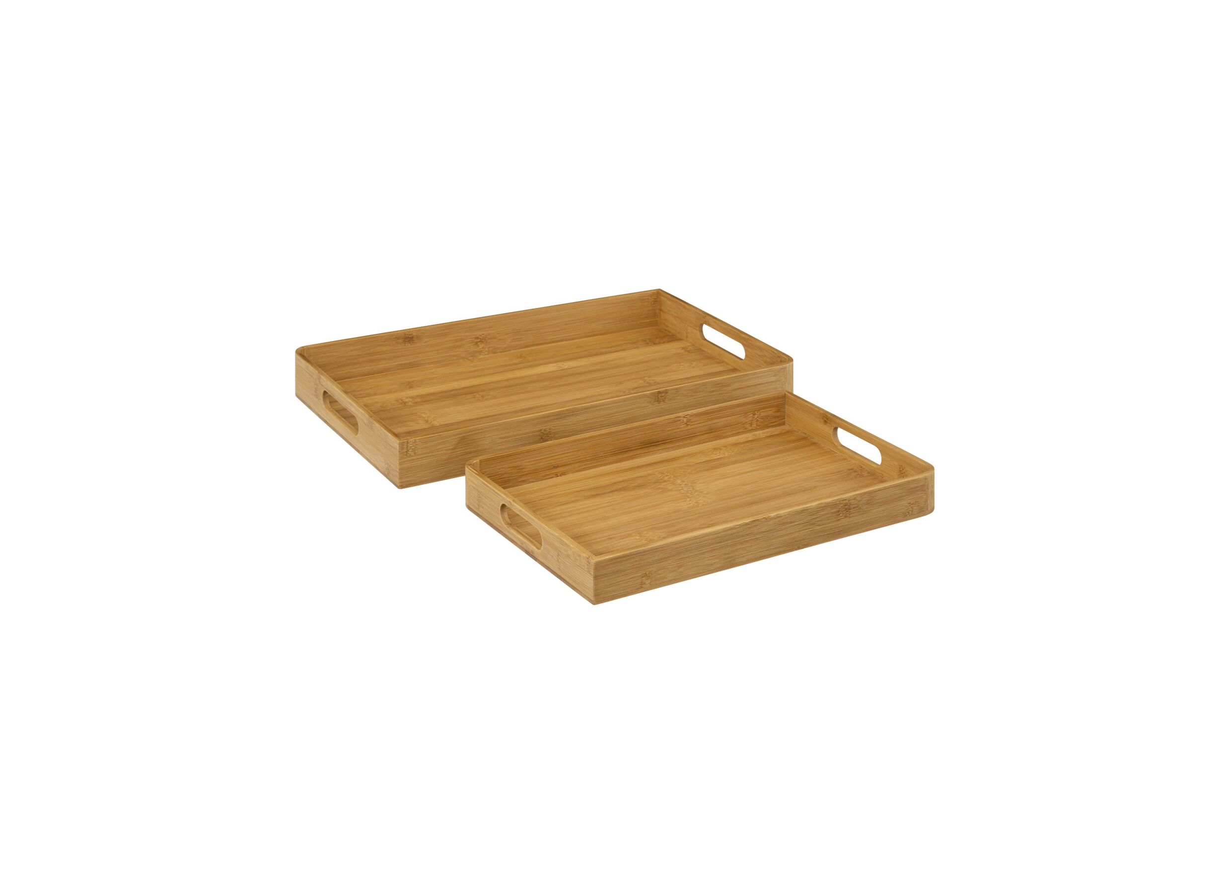 Dienblad Bamboe set van 2