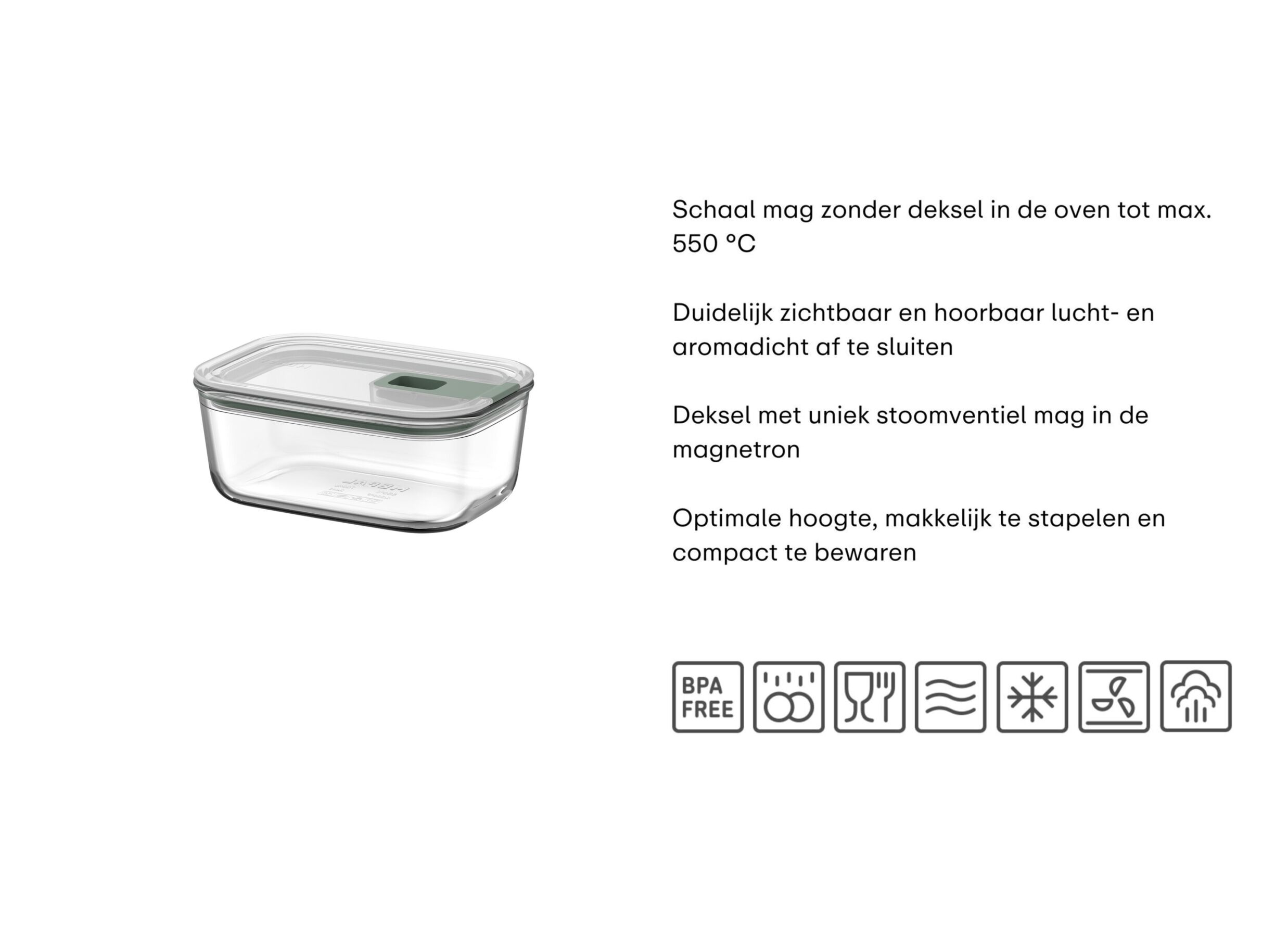 Opstelling - Bewaardoos Easyclip 700ml Mepal