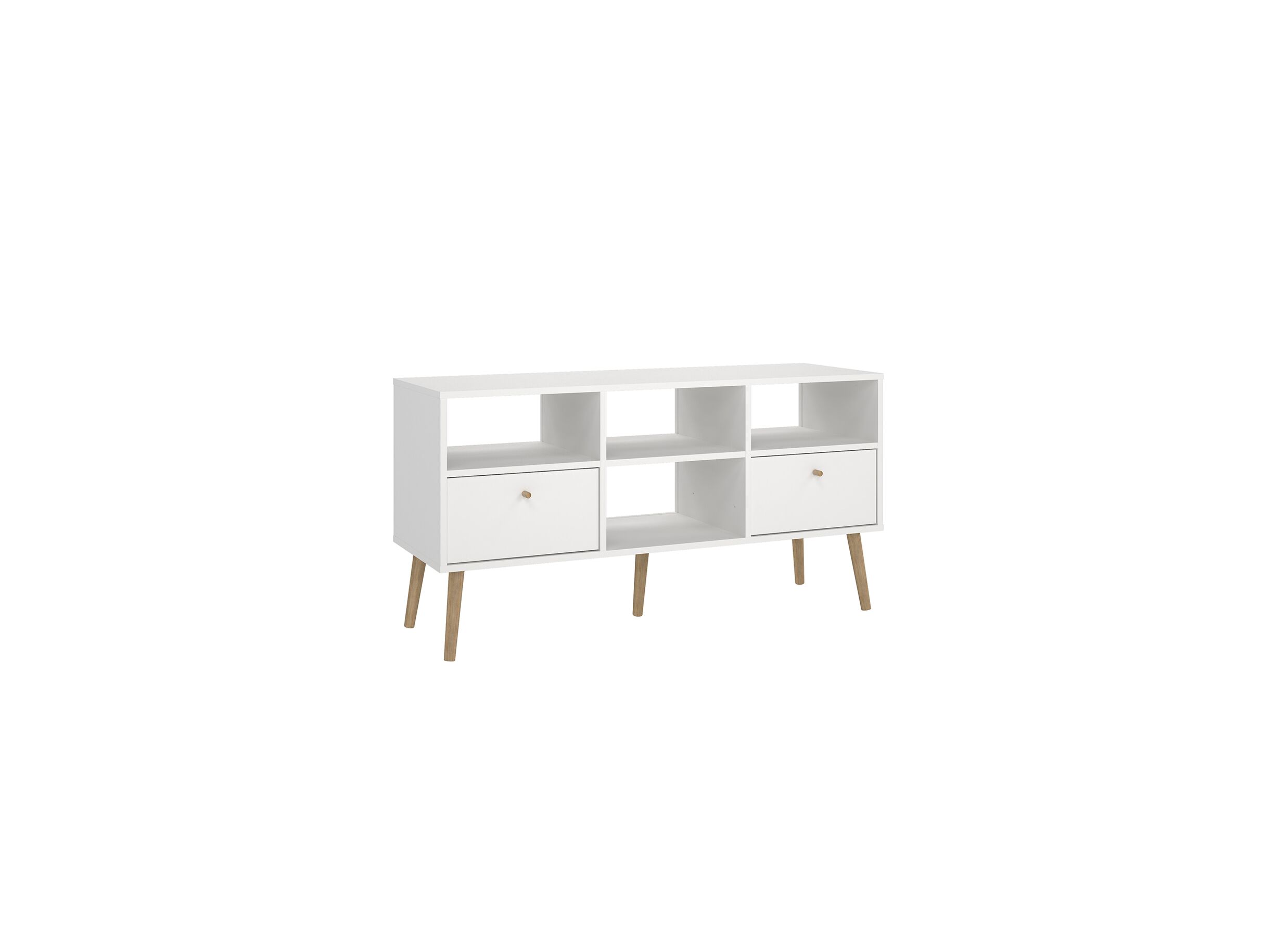 Tv-meubel Bodo 118cm - meubelplaat - wit