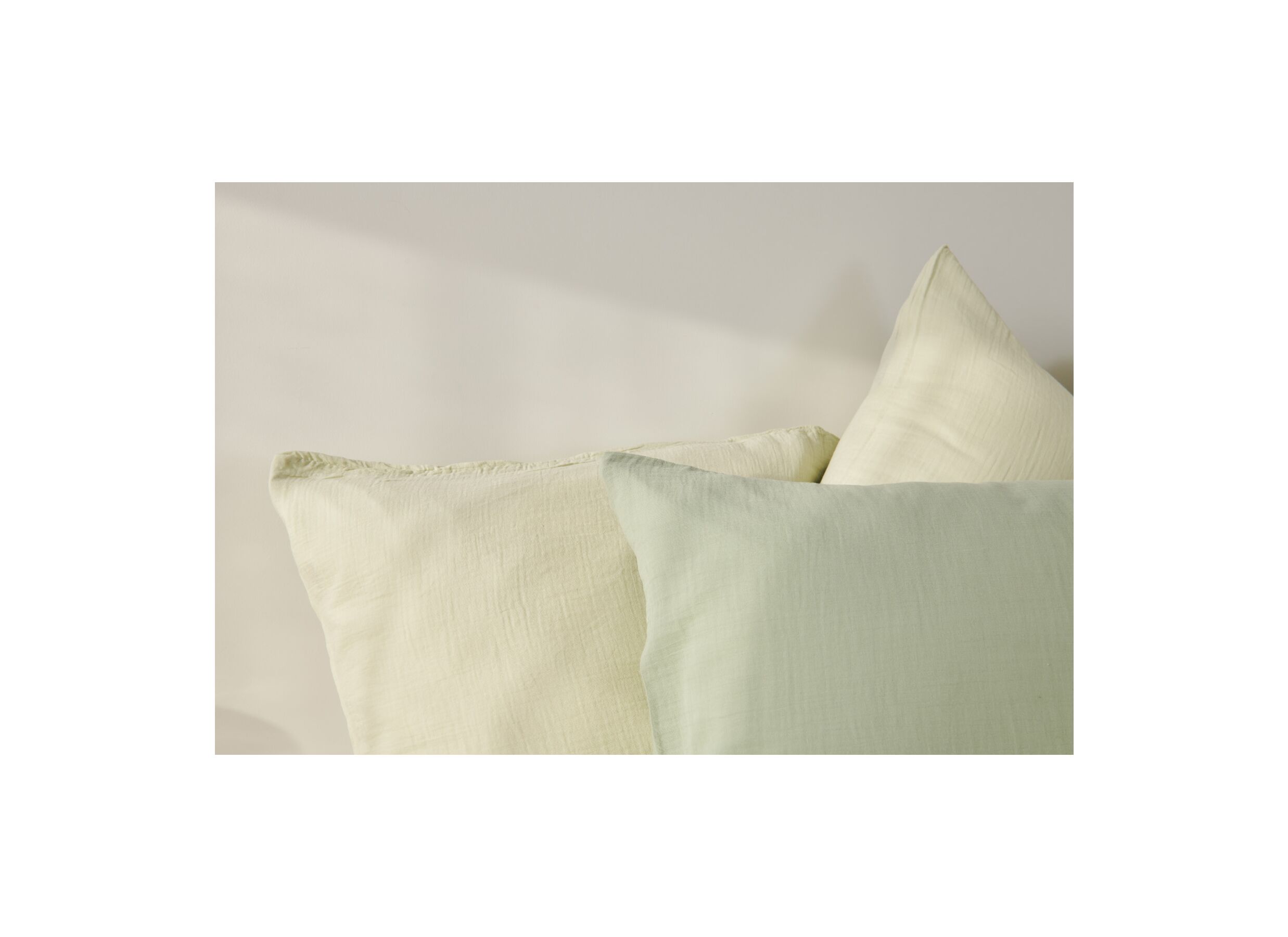Detail - Housse de couette 260x220/240cm - tétra coton - vert clair