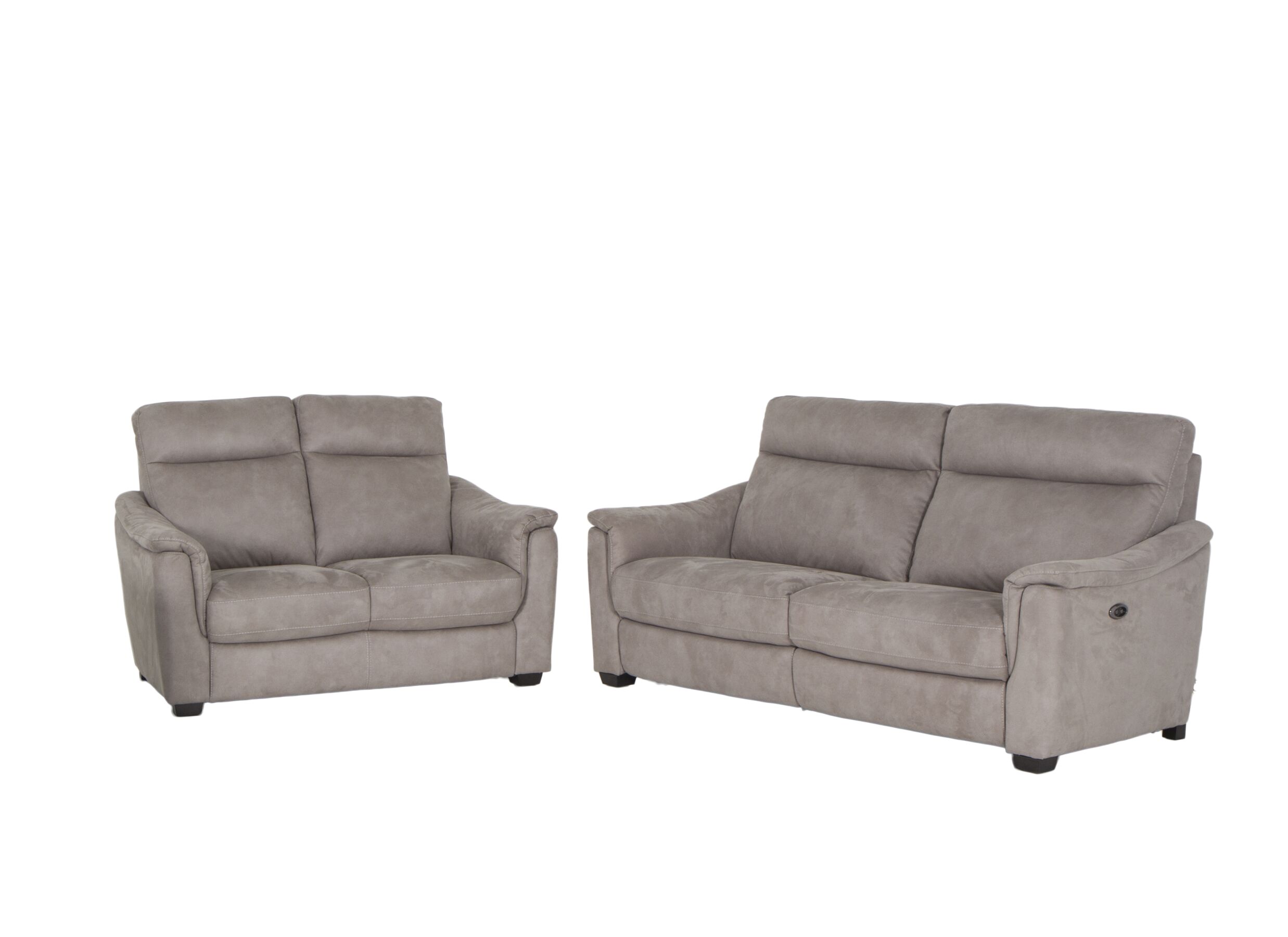 Canapé Centanni 2 - Canapé Centanni 2,5+2 places - tissu - gris avec relax