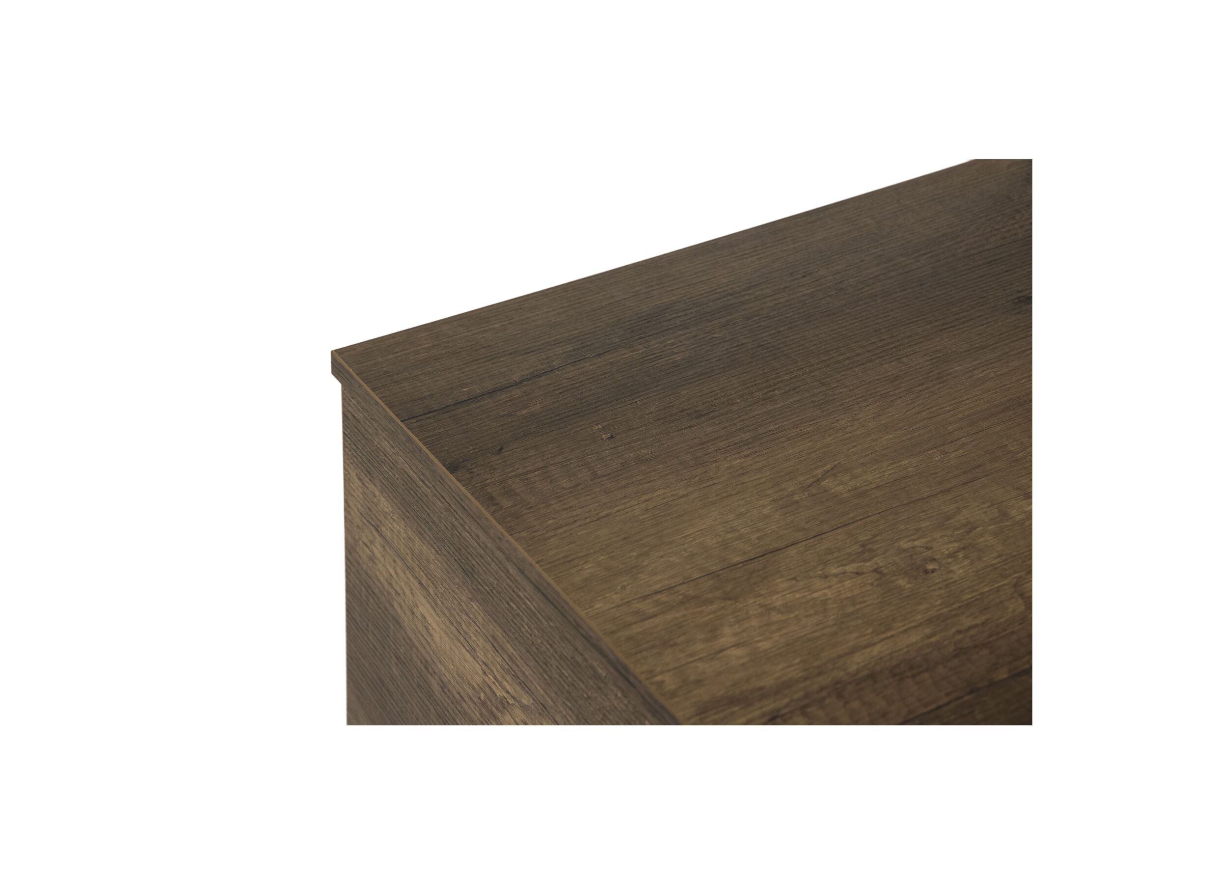 Detail - Commode Komodo 73x44x96cm - mélamine - noyer