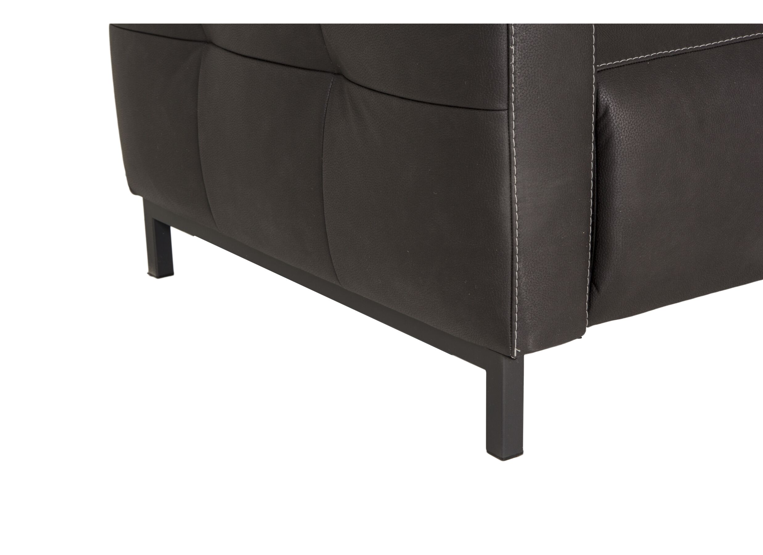 Detail - Canapé Dervaux 3+2+1 places - tissu - anthracite avec relax