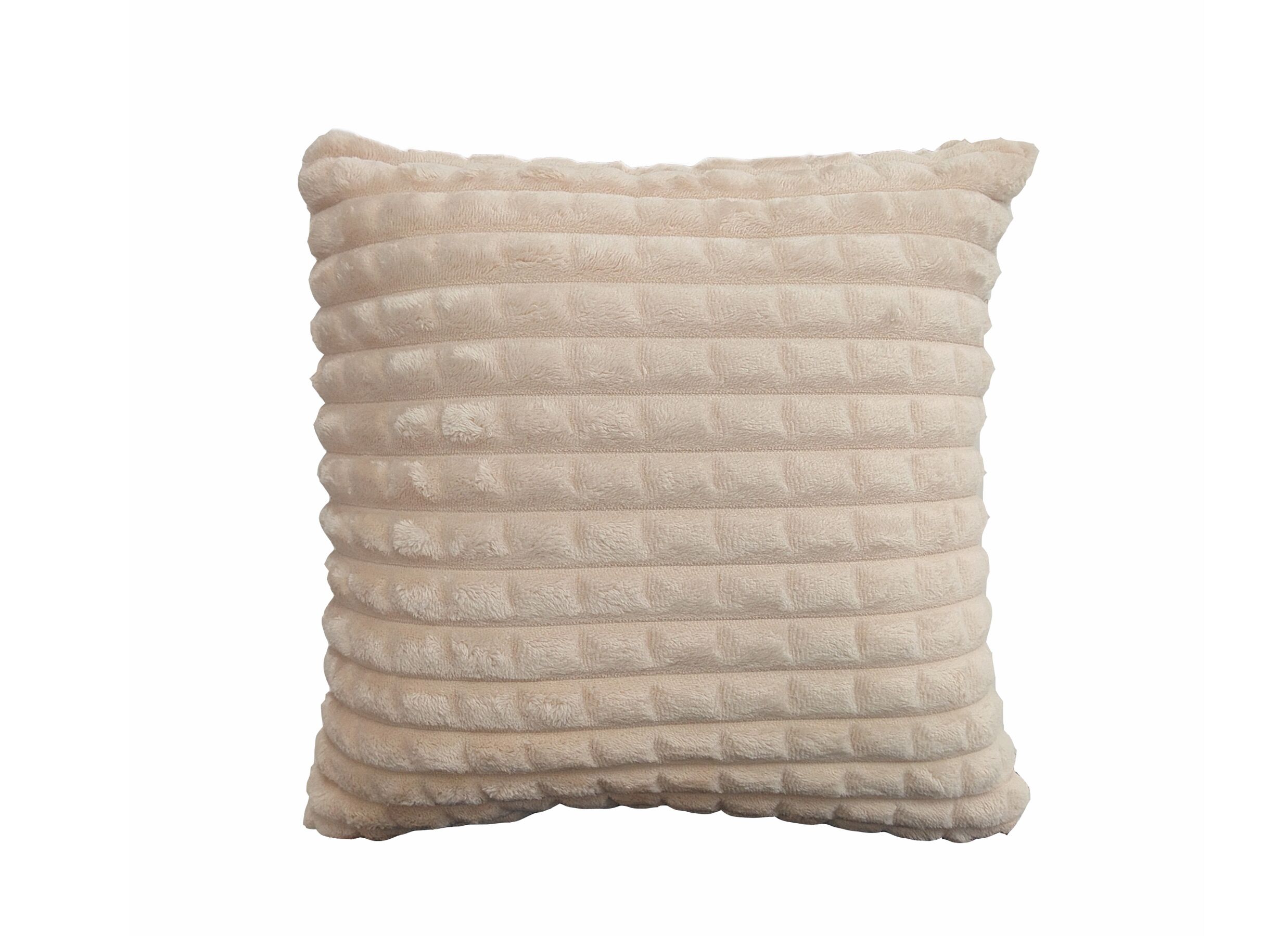Plus Important - Coussin Bordeaux 50x50cm - microfibre - desert