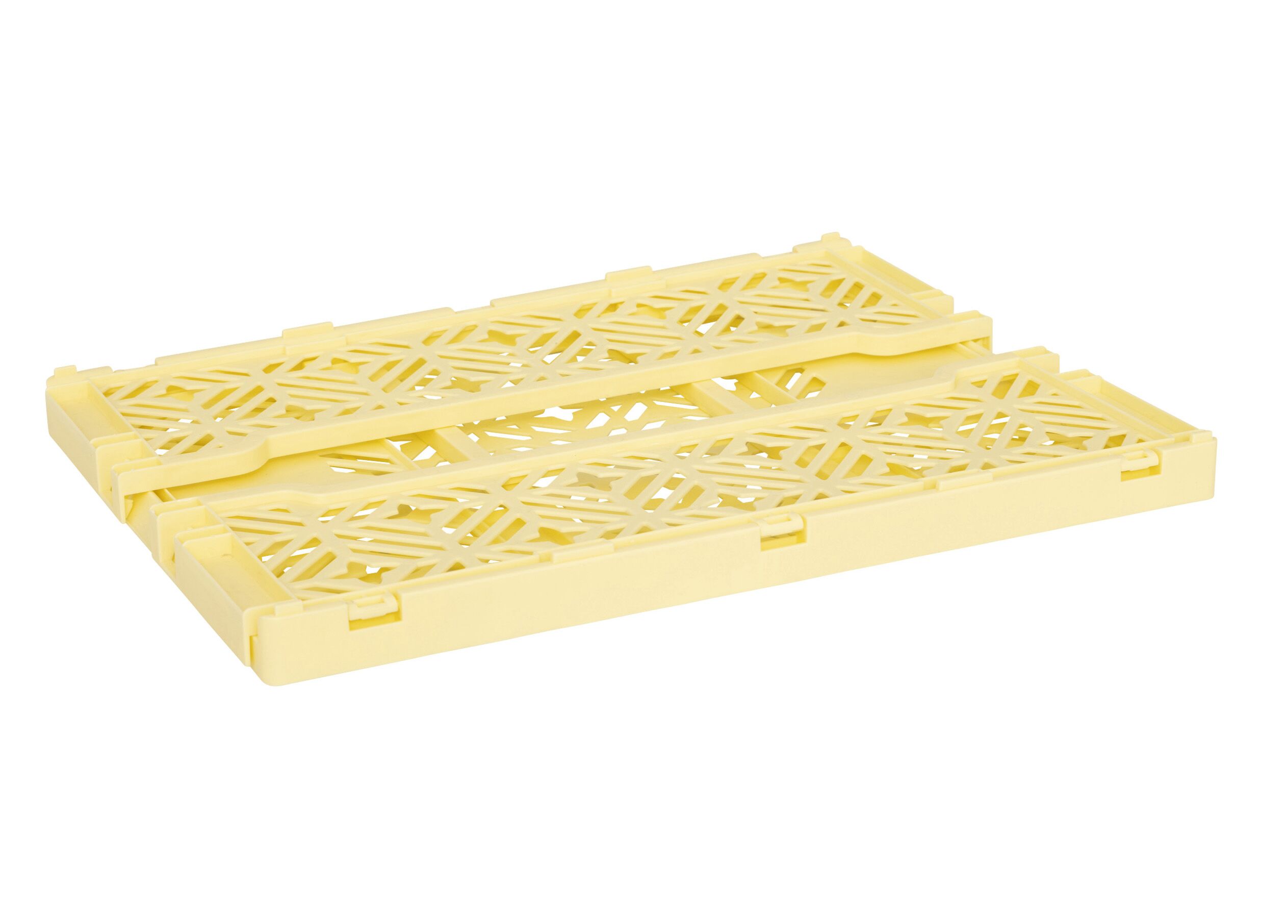Aperçu - Box pliable 40x30x15cm - plastique - jaune