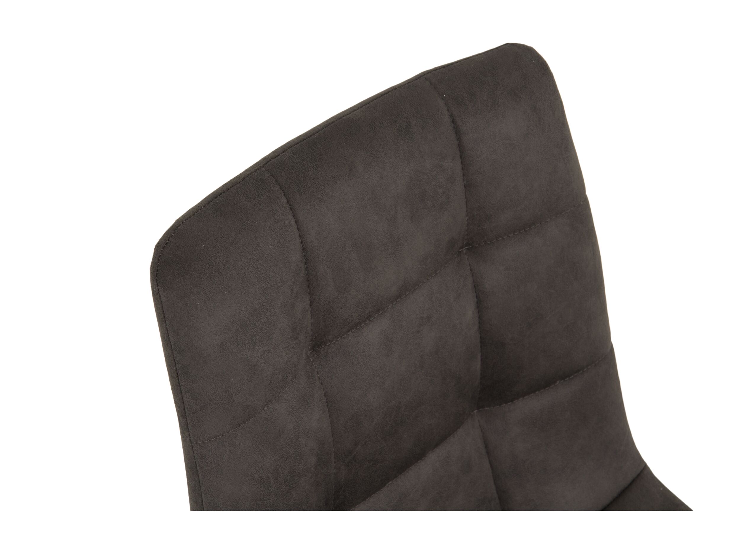 Detailfoto - Stoel Churchill 46x54,5x85cm - metaal/stof - antraciet
