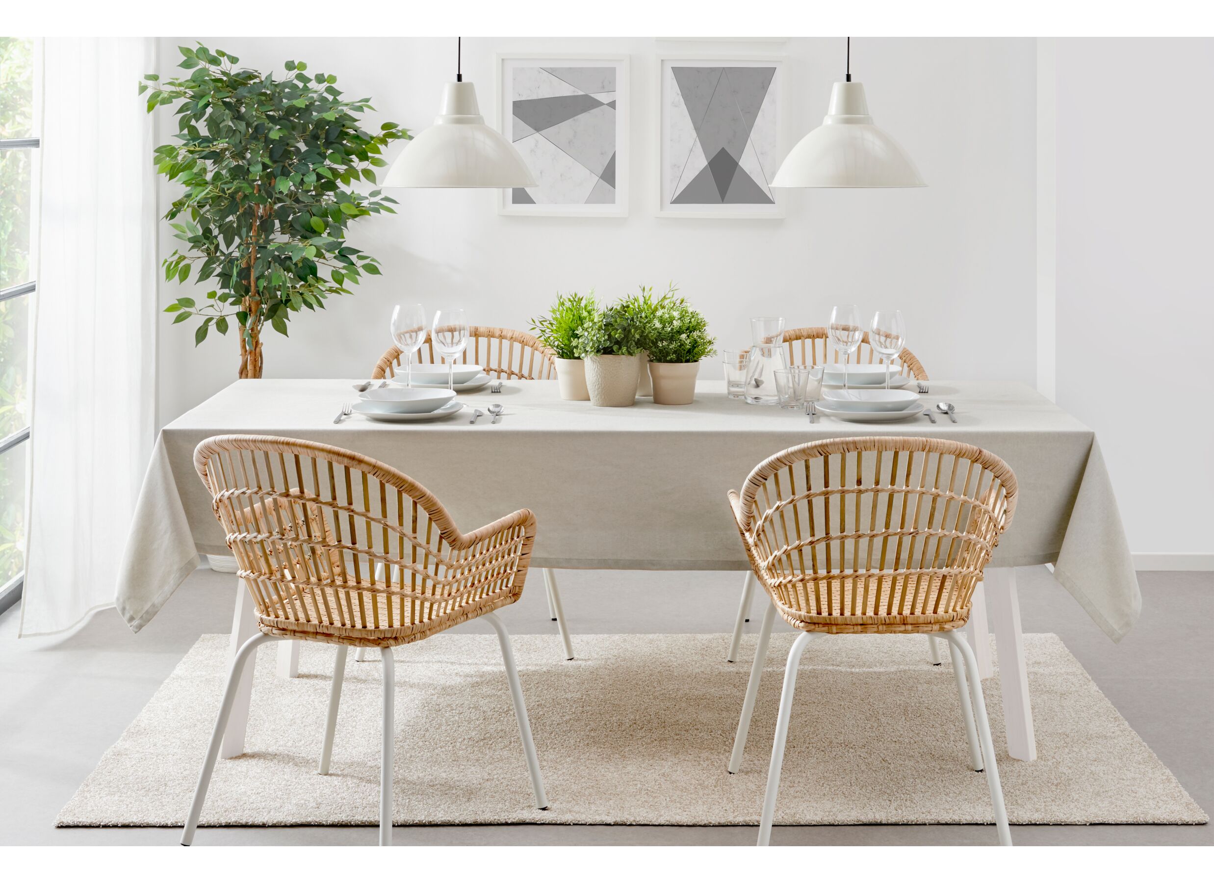 Nappe Prasel 160x275cm gris - Nappe Prasel 160x275cm gris