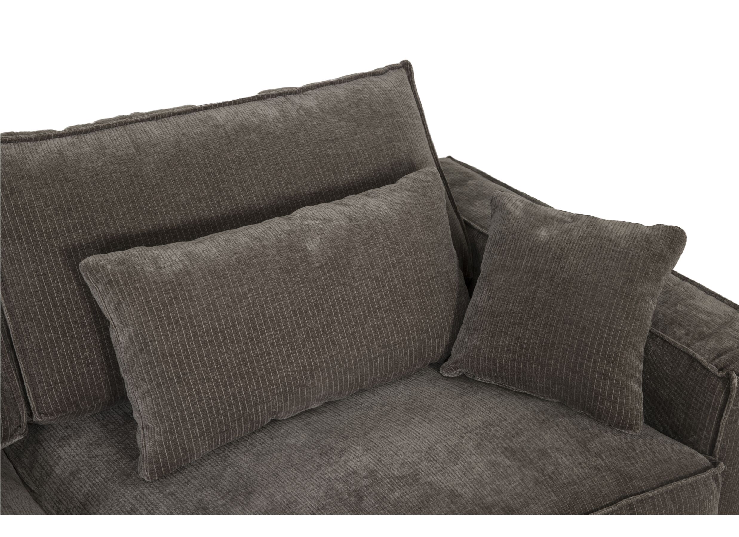 Zetel Marlon 1-zit - stof - bruin