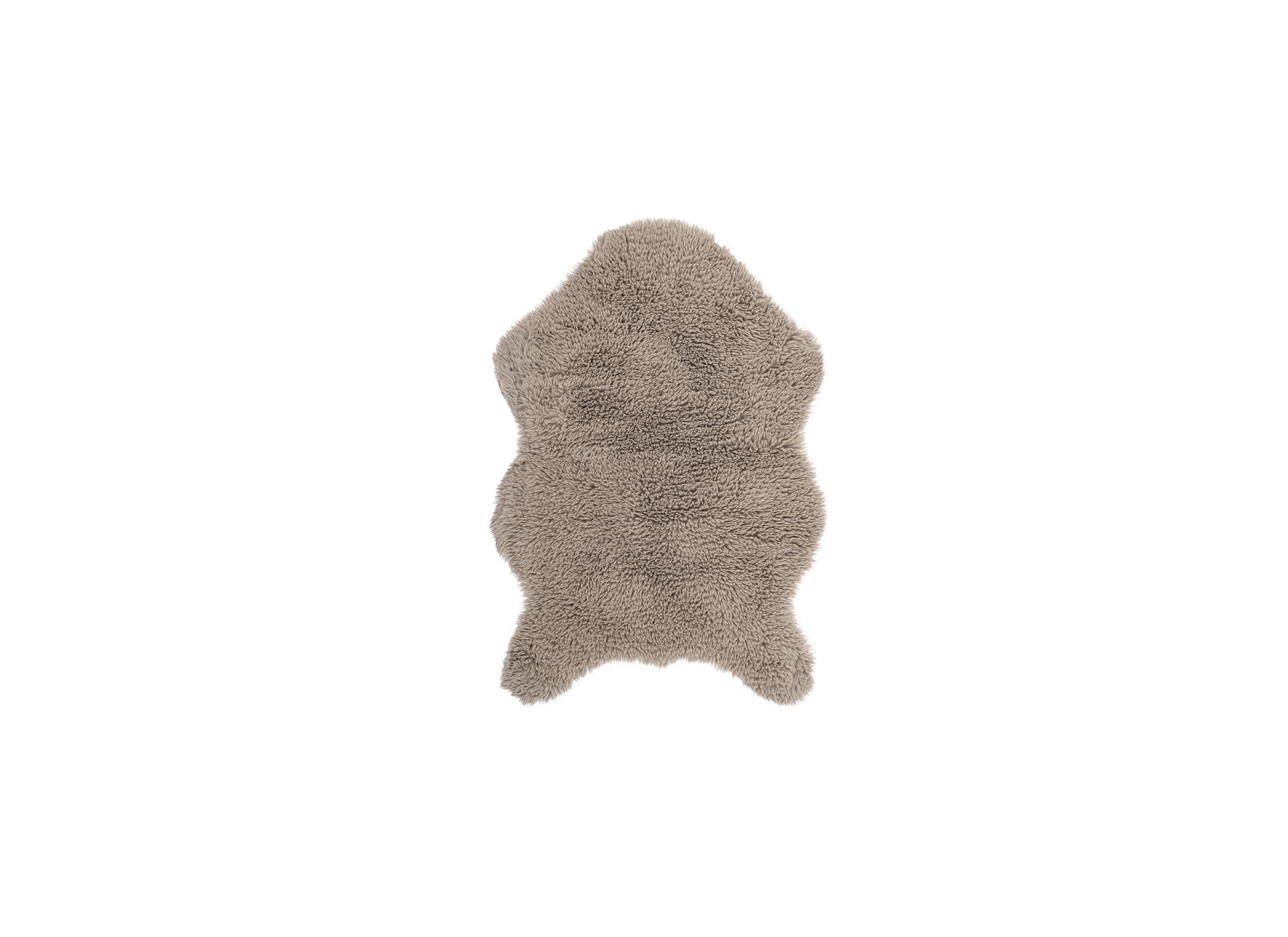 Peau de mouton Lambskin 60x90cm soft taupe - Peau de mouton Lambskin 60x90cm soft taupe