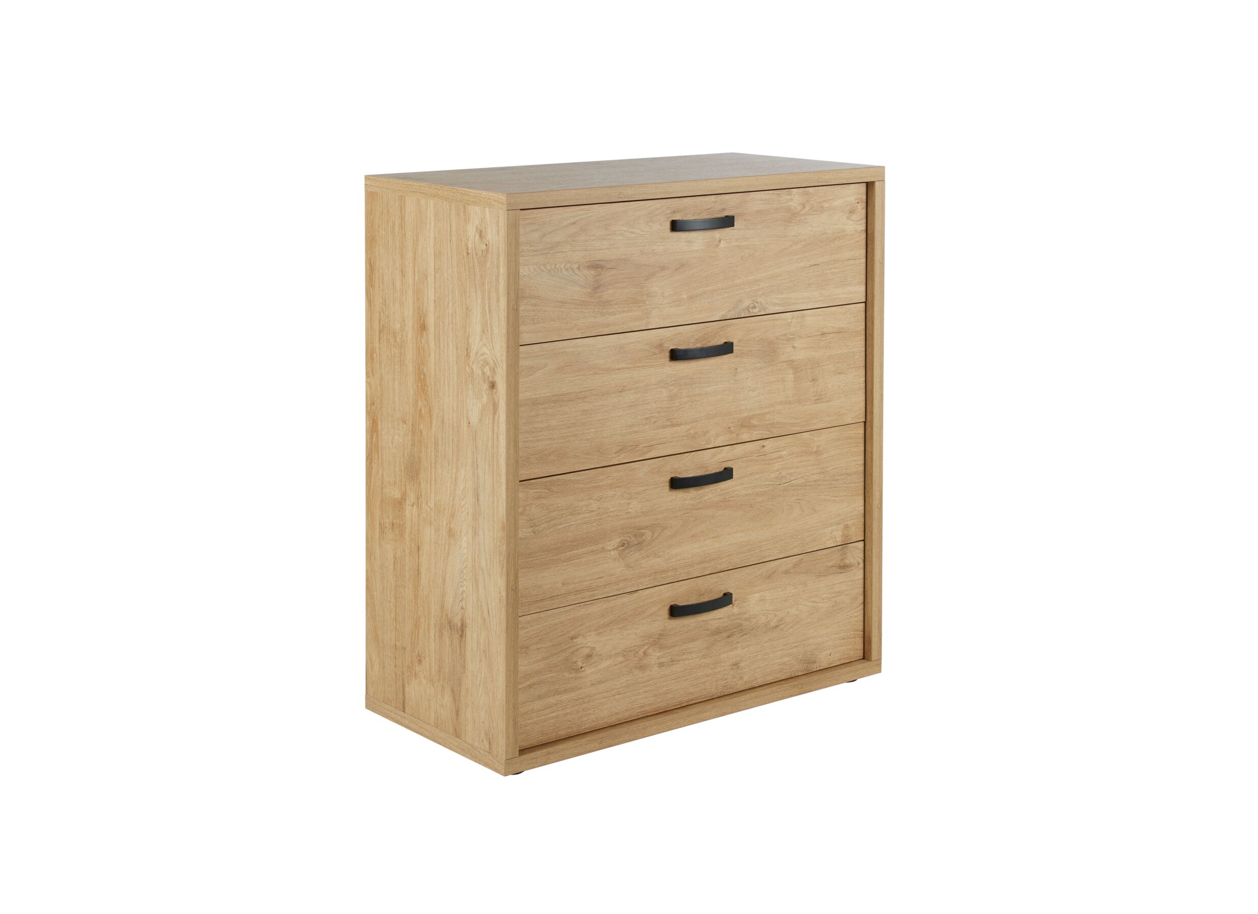 Commode Clara 90x45x101cm - Commode Clara 90x45x101cm - mélamine - golden oak