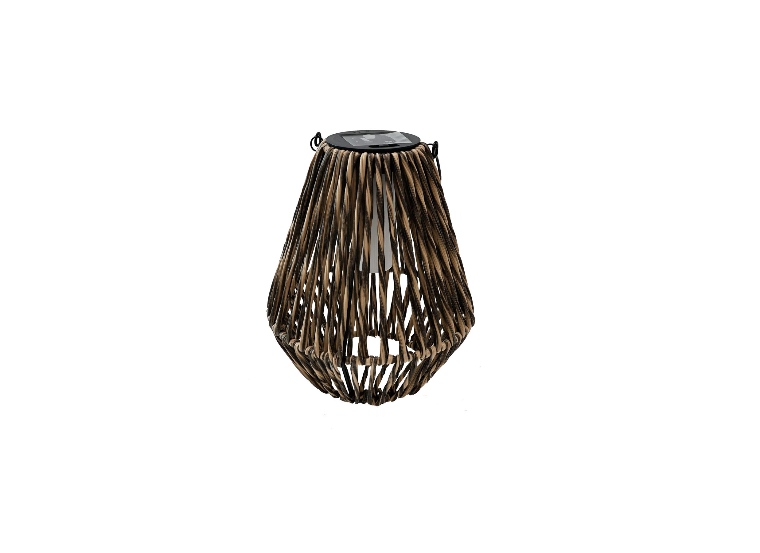 Hoofdfoto - Solarlamp Cero Ø19-24cm - papier - naturel/zwart met flikkerend vlammetje