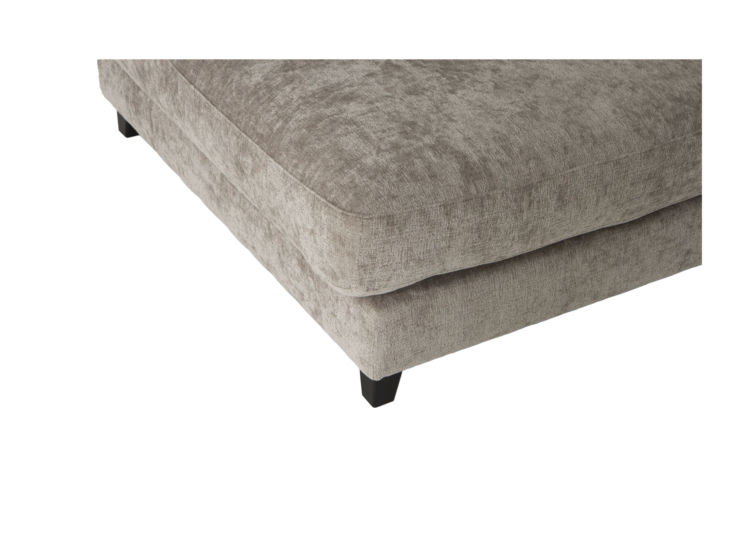 Detailfoto - Hoeksalon Larvik 410x228cm - stof - beige
