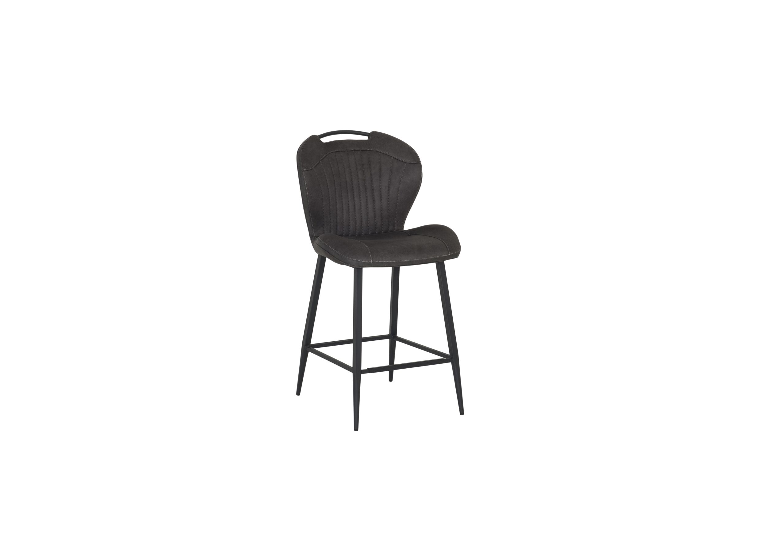 Barstoel Travis ZH66 - Barstoel Travis ZH66,5cm - stof - zwart