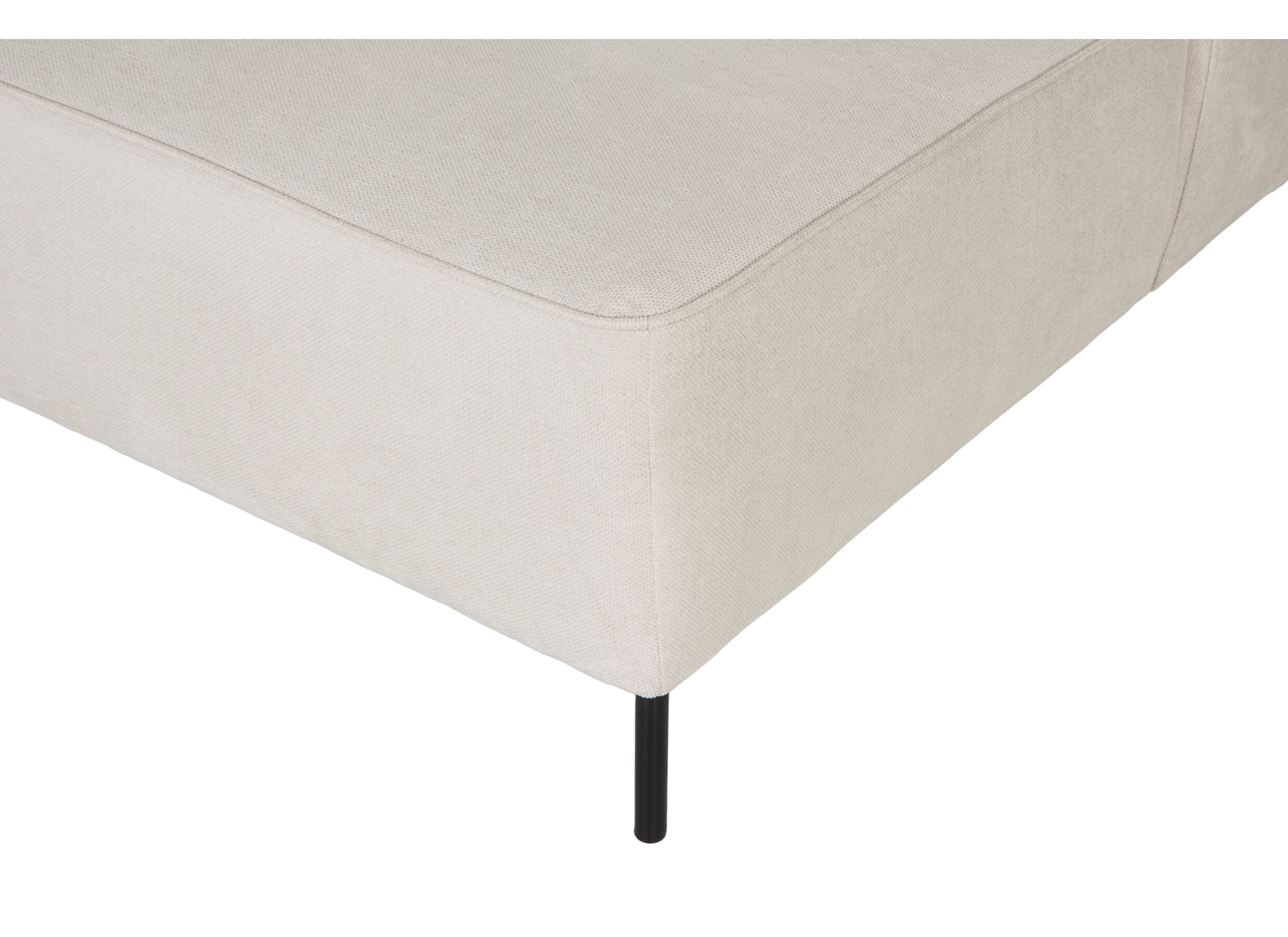 Canapé d'angle Lund 370x278cm - tissu - beige