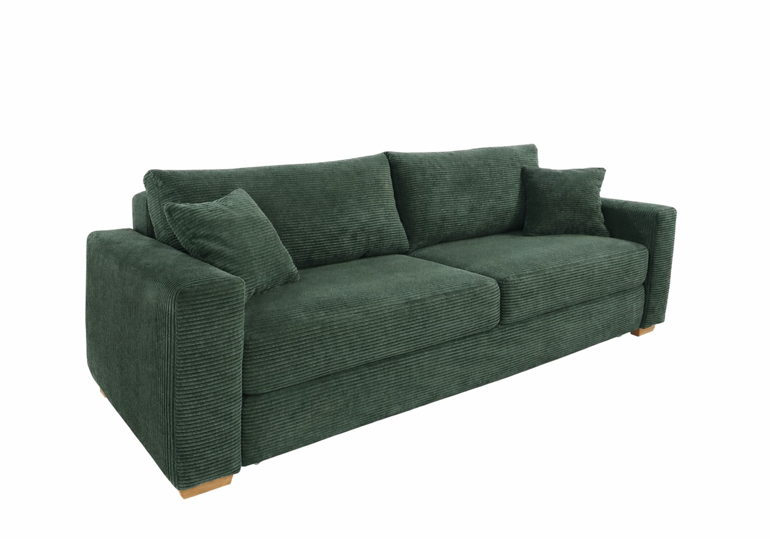 Hoofdfoto - Zetelbed Micha 2-persoons - 237x104cm - stof - groen