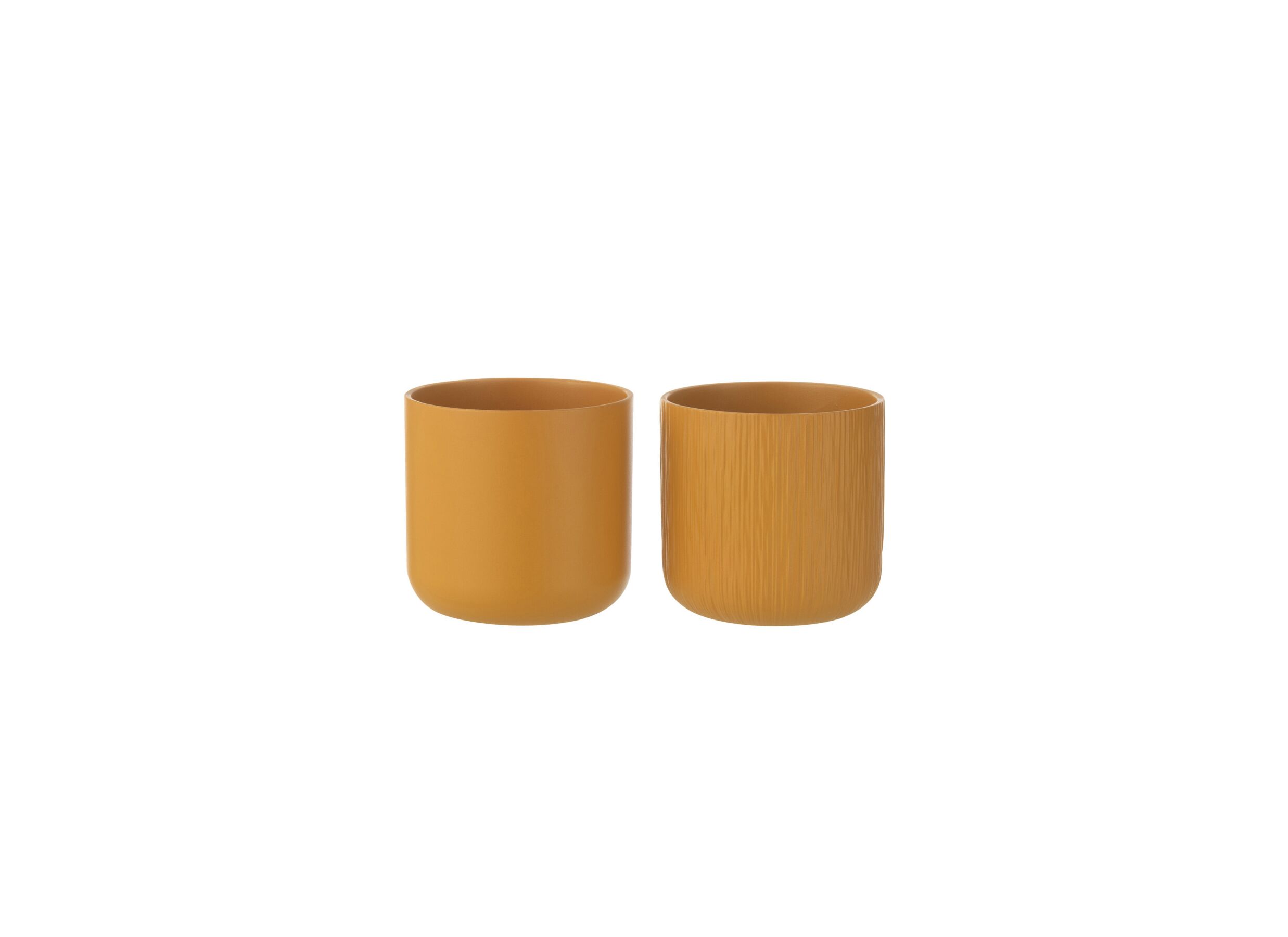 Bloempot Gen H15 - Cache-pot Gen H15,5cm - céramique - ocre