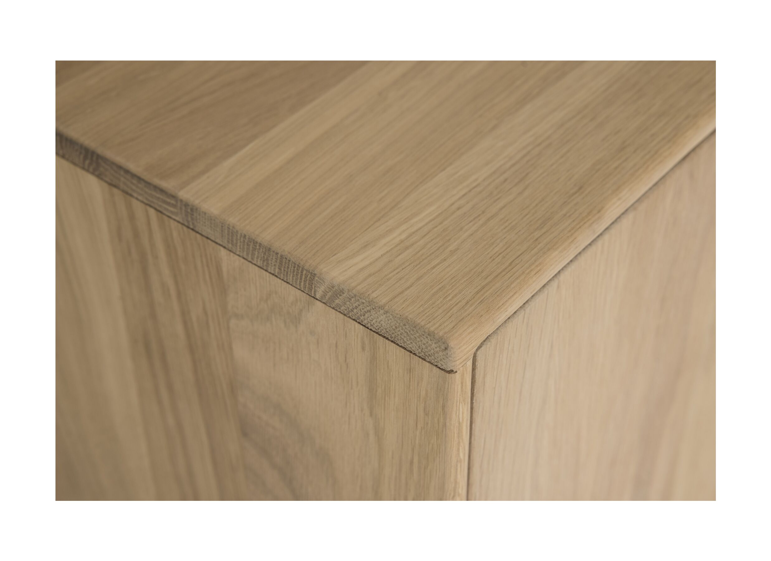 Detail - Meuble TV Summer 150cm - chêne massif & décor - naturel