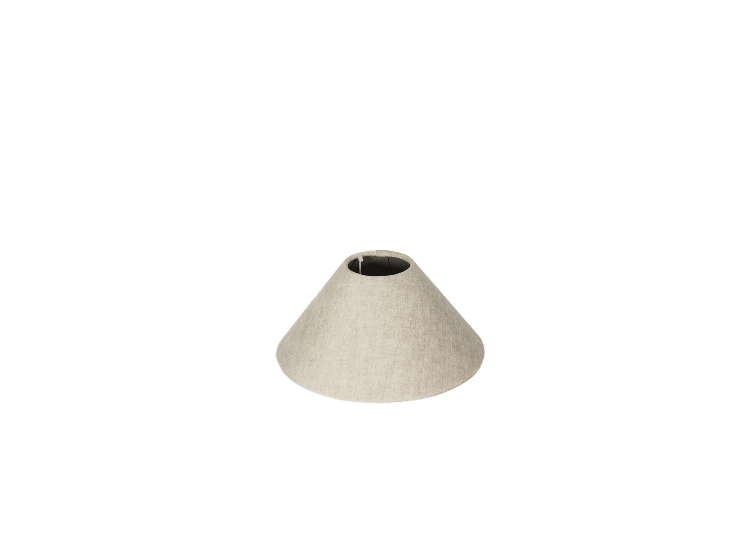 Plus Important - Abat-jour Juwel Ø25cm - tissu - nature
