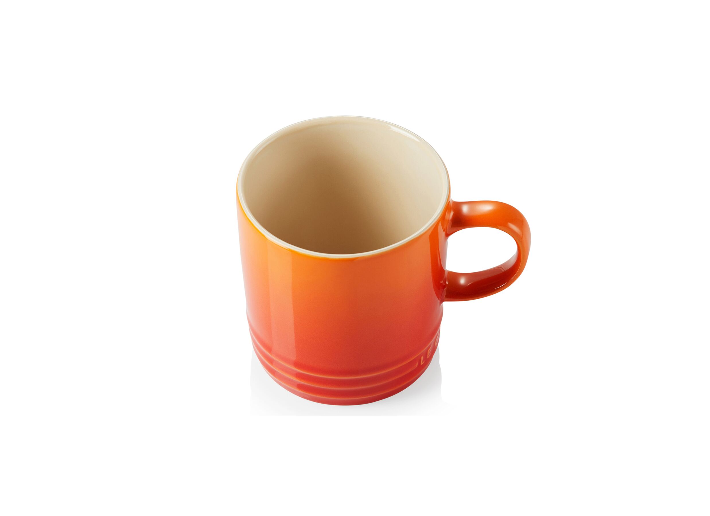 Overzichtsfoto - Mok Le Creuset 35cl oranjerood