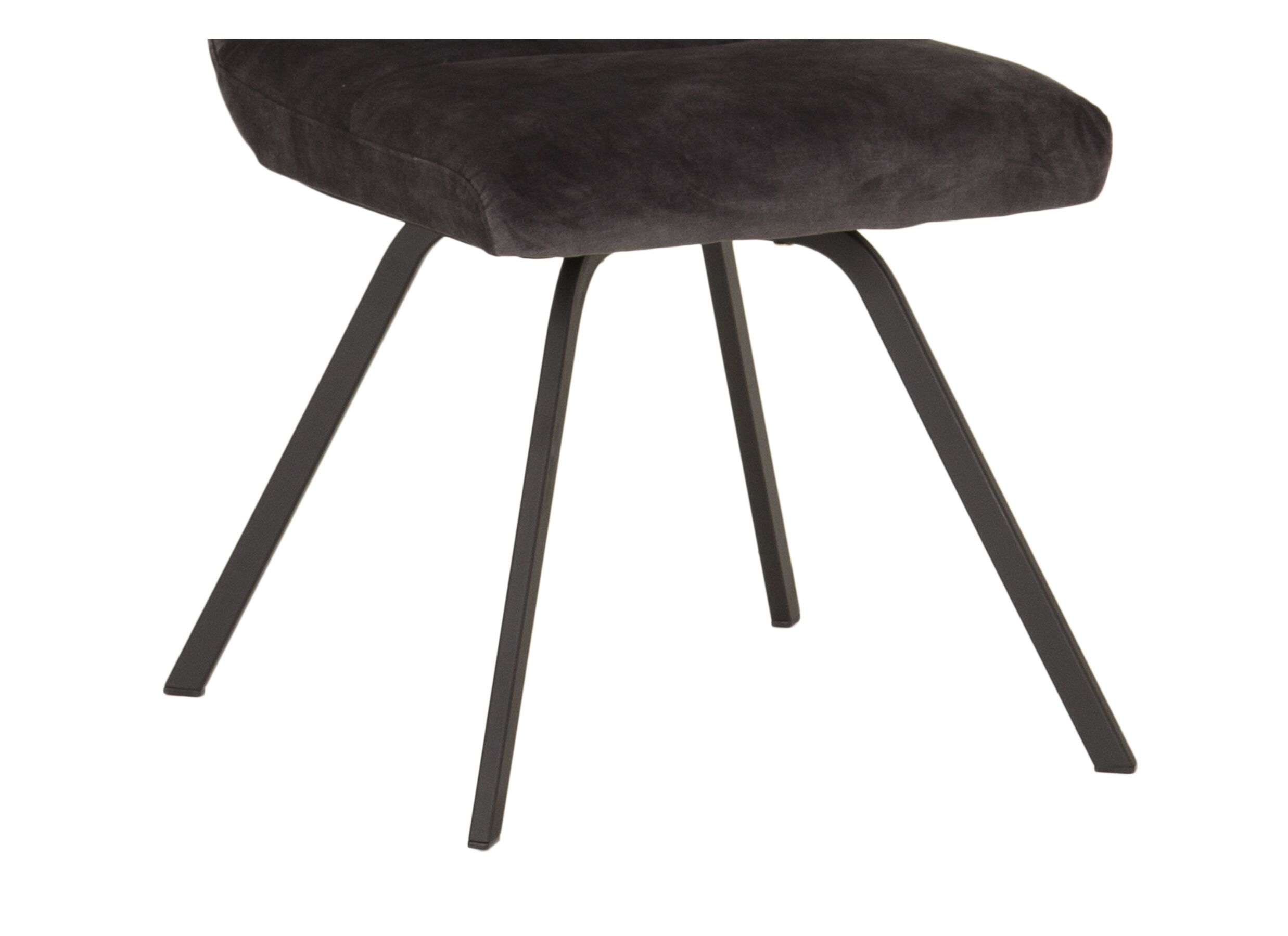 Stoel Adore 46x60x87cm - stof - antraciet