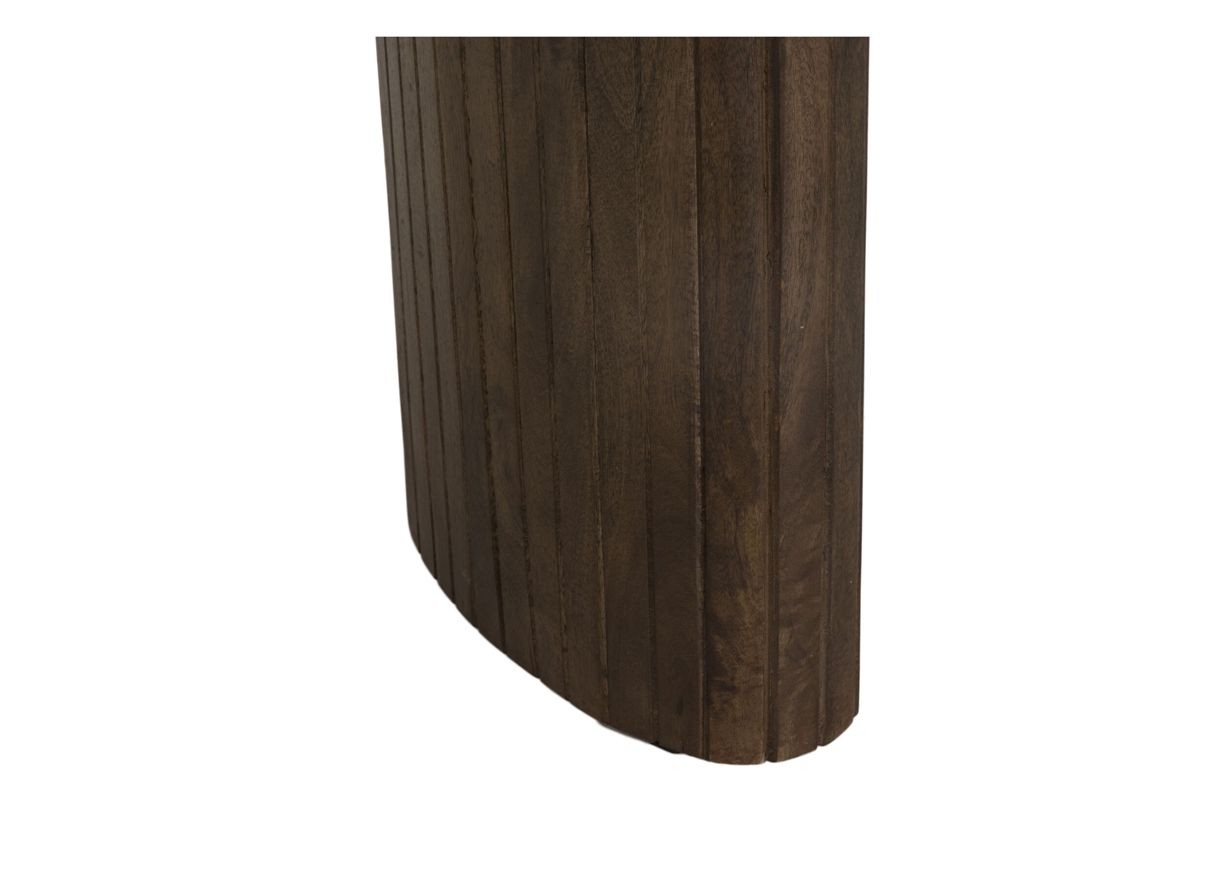 Detail - Table Marrone 240x100cm - manguier massif - marron