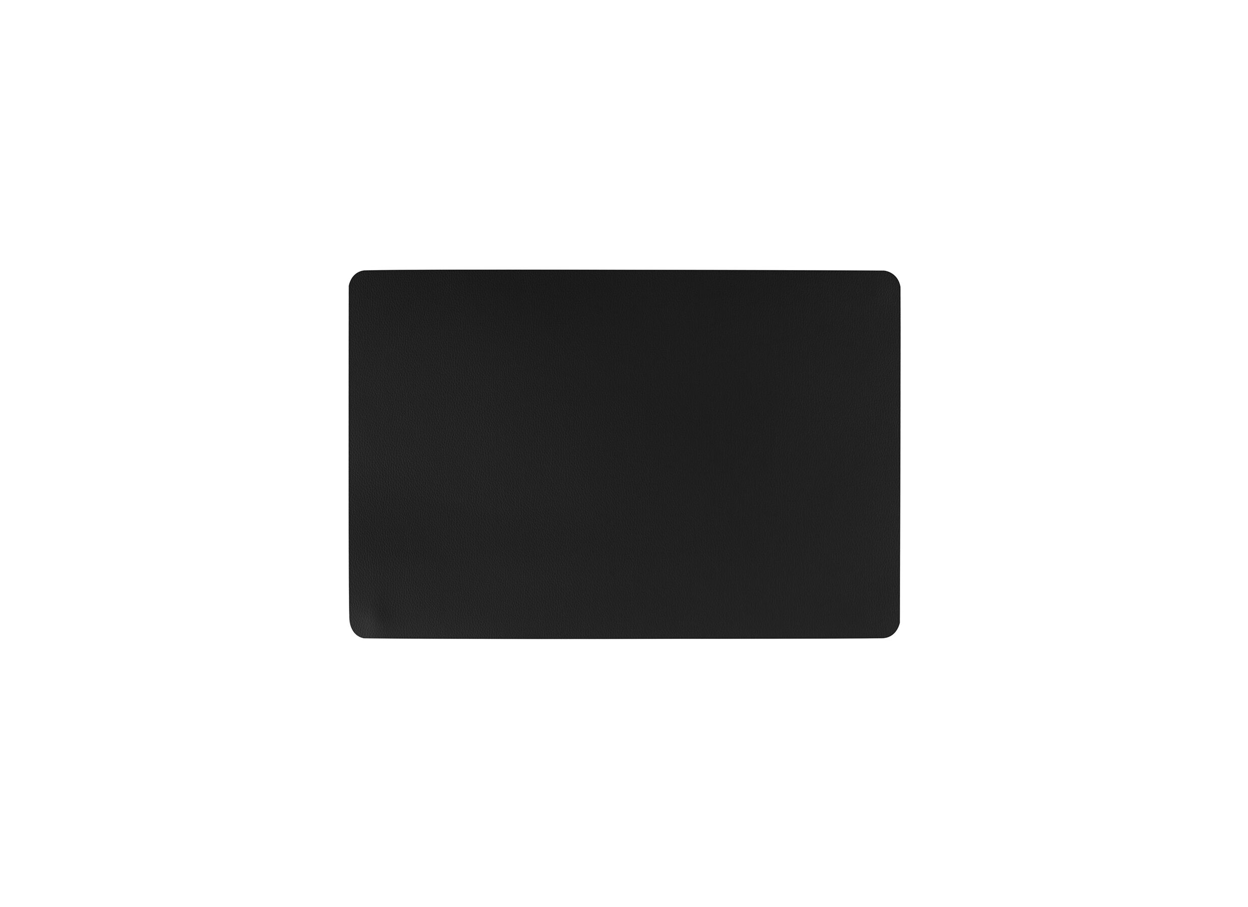 Placemat Lederlook 30x45cm zwart