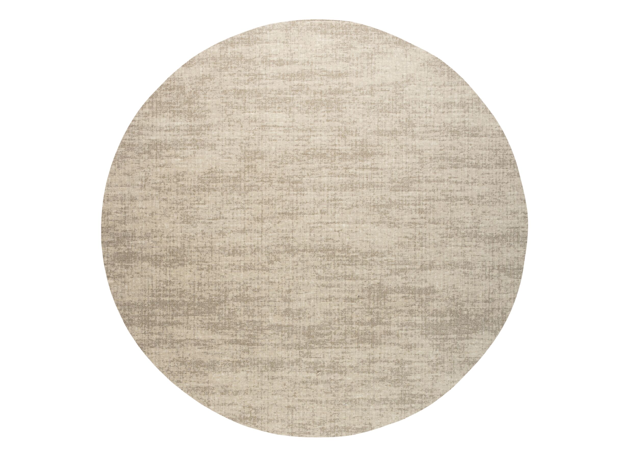 Rond tapijt Aspero Ø200cm - polyestervezel - beige - Rond tapijt Aspero Ø200cm - polyestervezel - beige