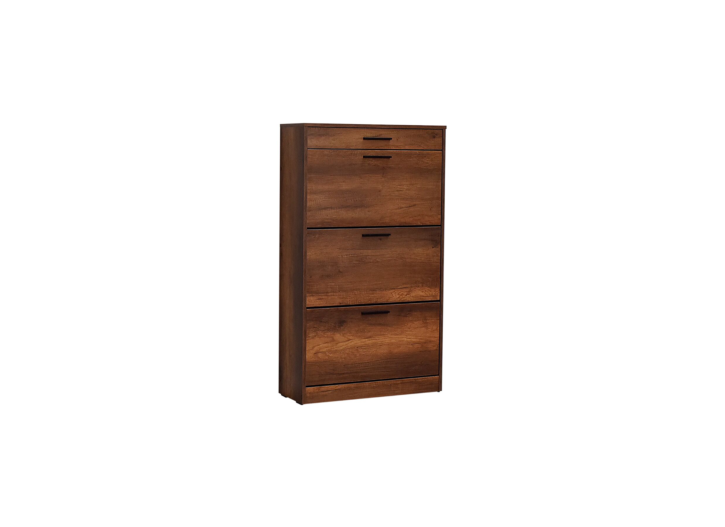 Schoenenkast Bagan 75x29x128cm - melamine - walnoot bruin