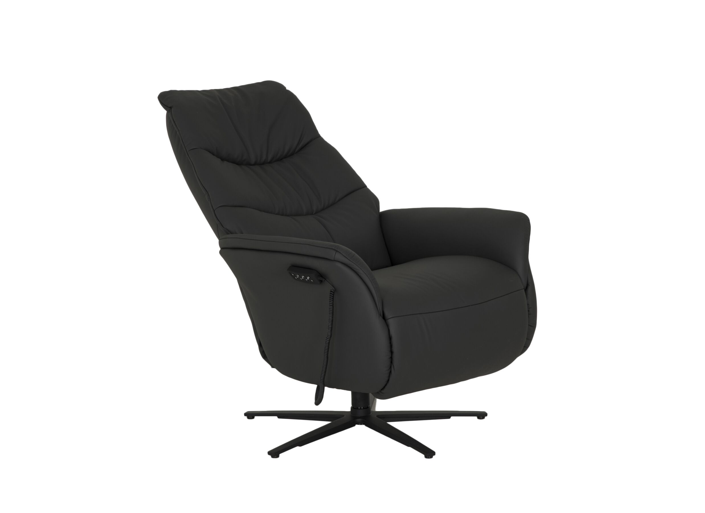 Overzichtsfoto - Relaxzetel 7051.51V+Z60 elektrisch - leder - zwart met verhoogde rug