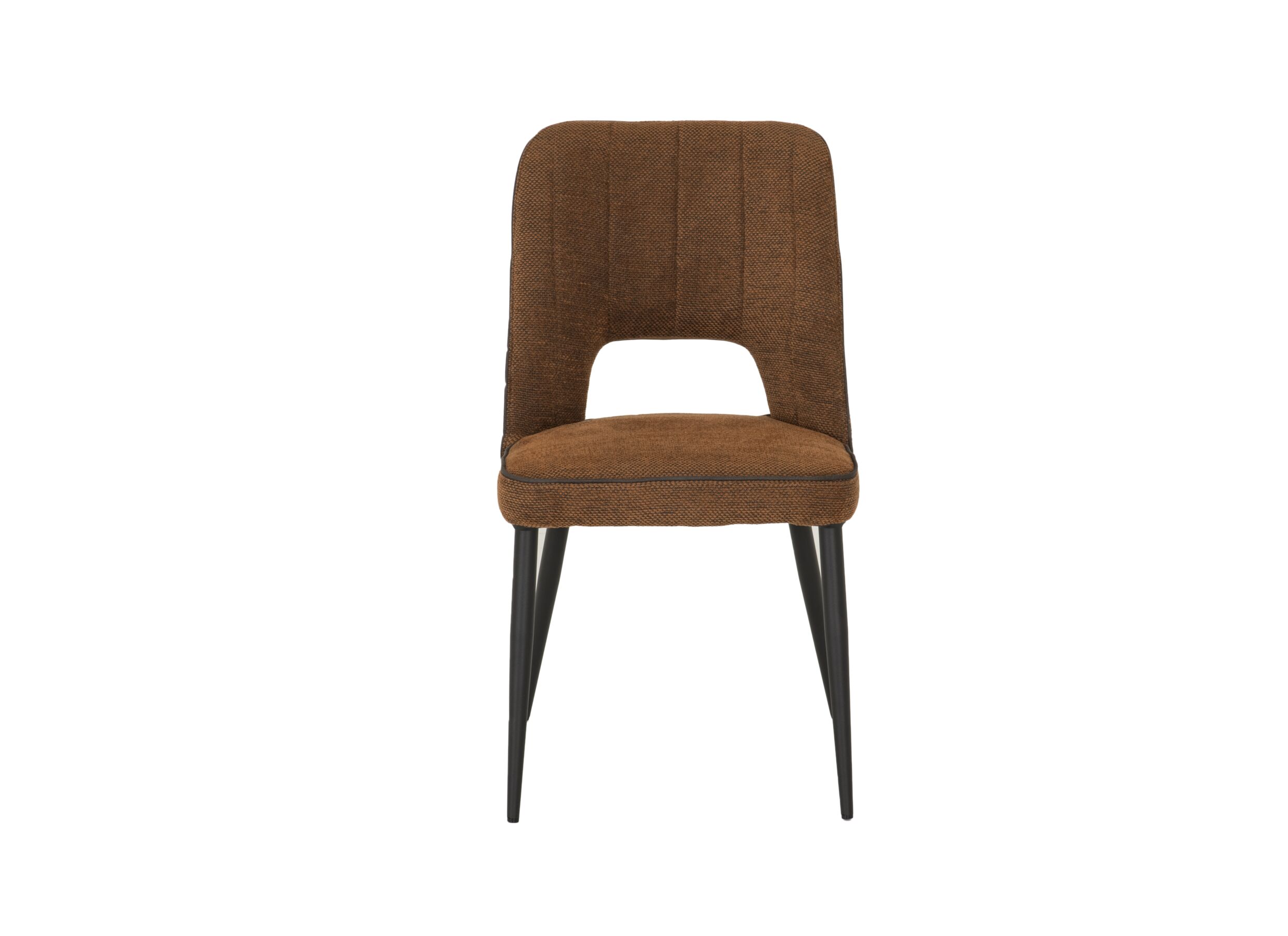 Chaise 50x50x90cm - tissu - cuivre