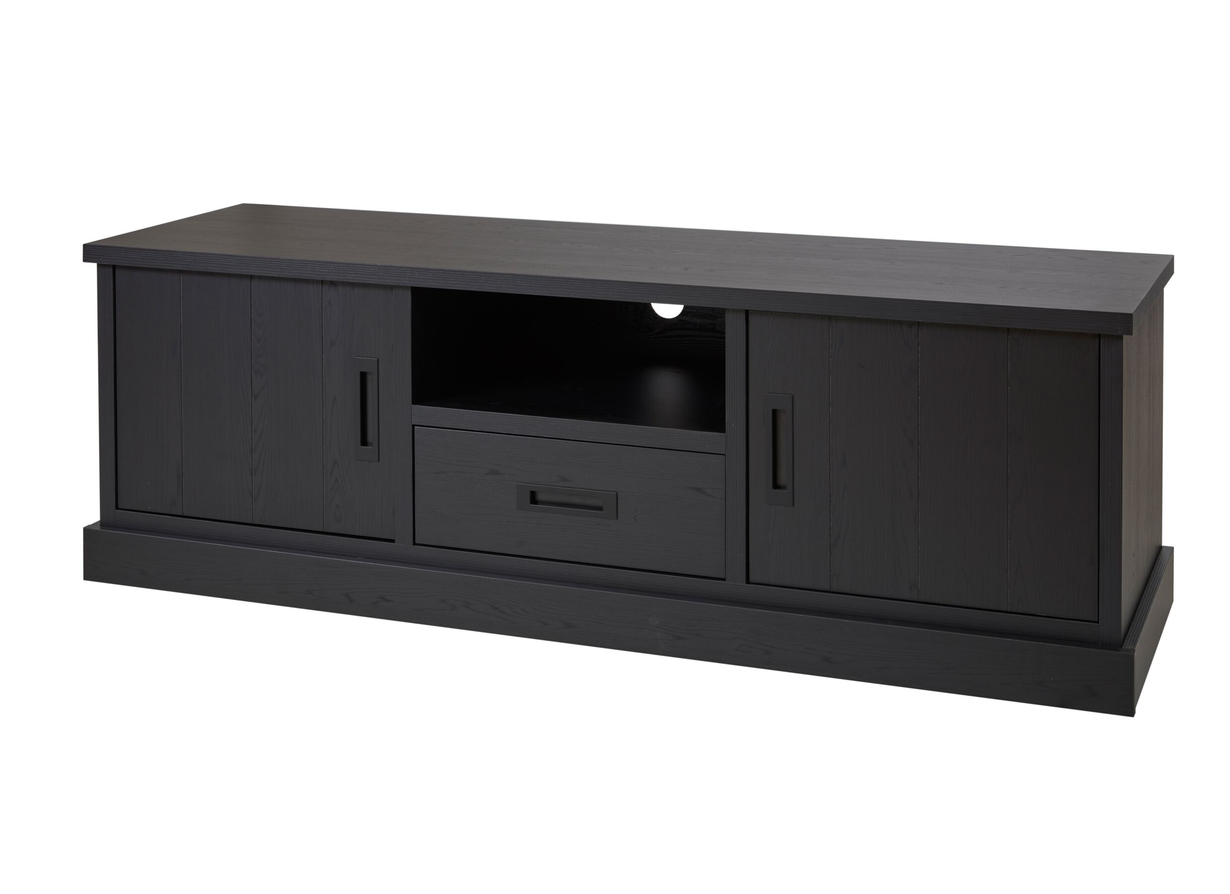 Plus Important - Meuble TV Raphael 165,8cm - melamine - NOX