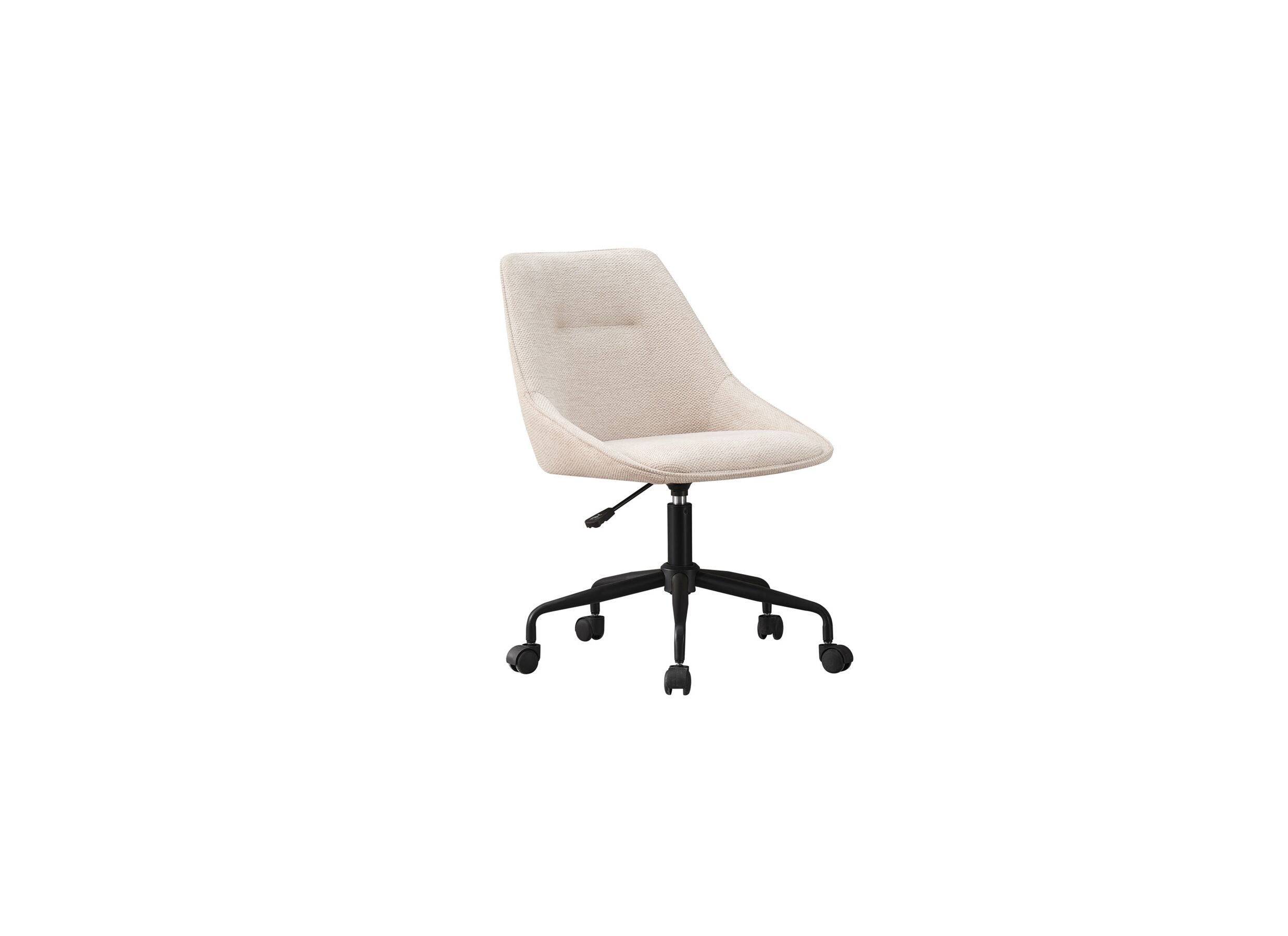 Chaise de bureau Apex tissu beige - Chaise de bureau Apex 49x68x90cm - tissu - beige