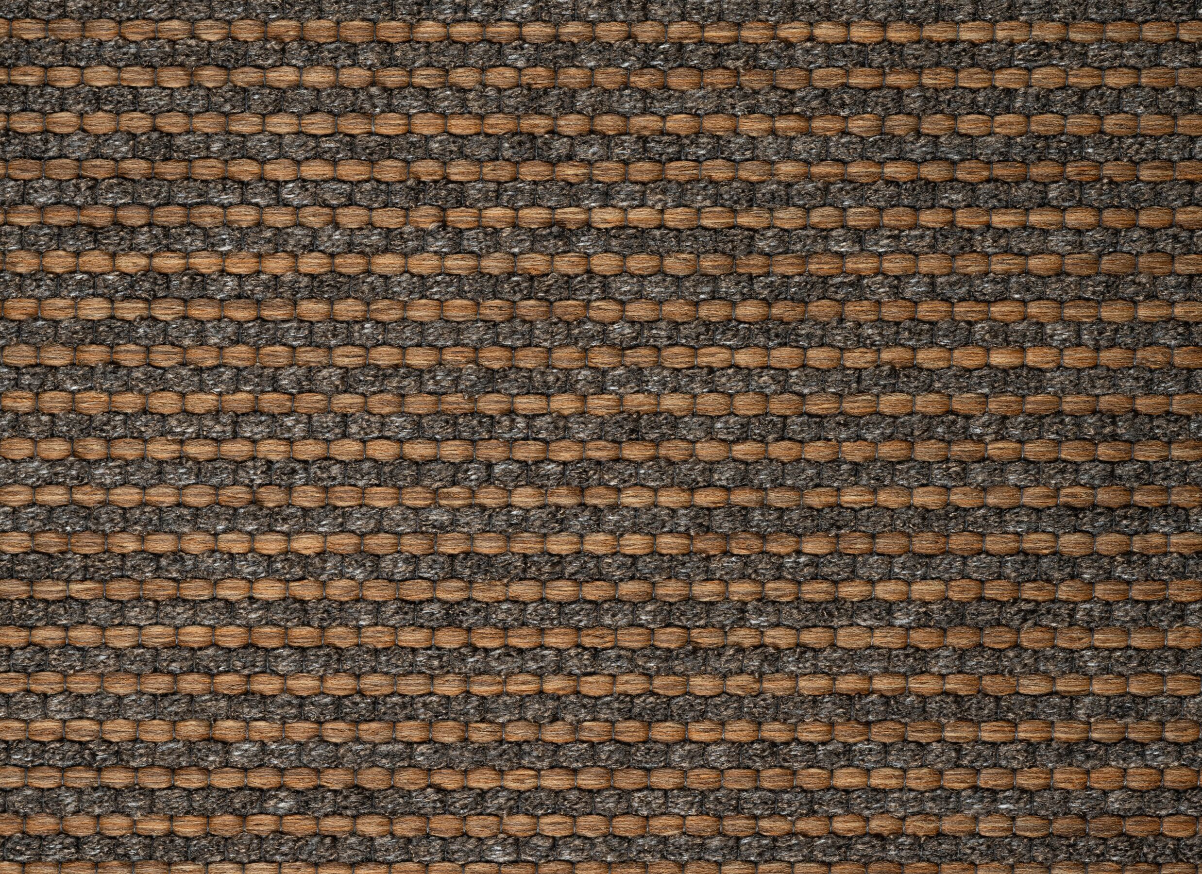 Detail - Tapis Makabi 160x230cm - polyester & polypropylène - marron