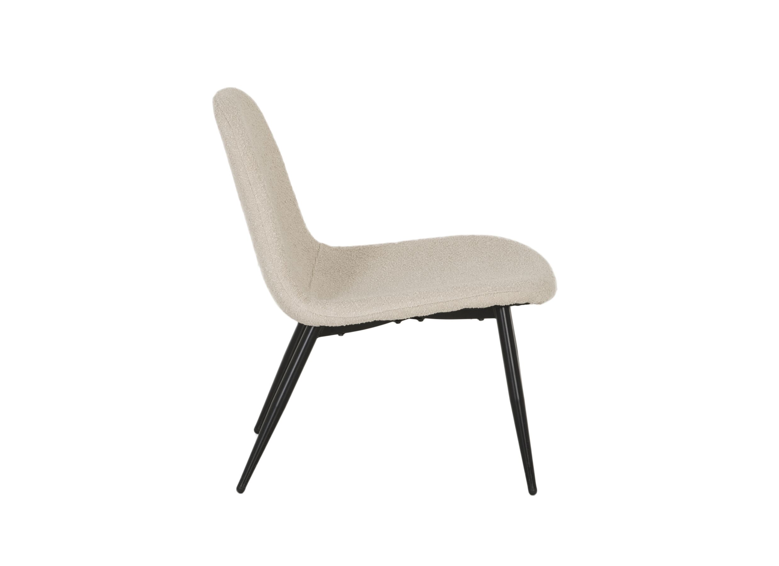 Aperçu - Fauteuil Eloise 73,5x63x82cm - bouclé - beige