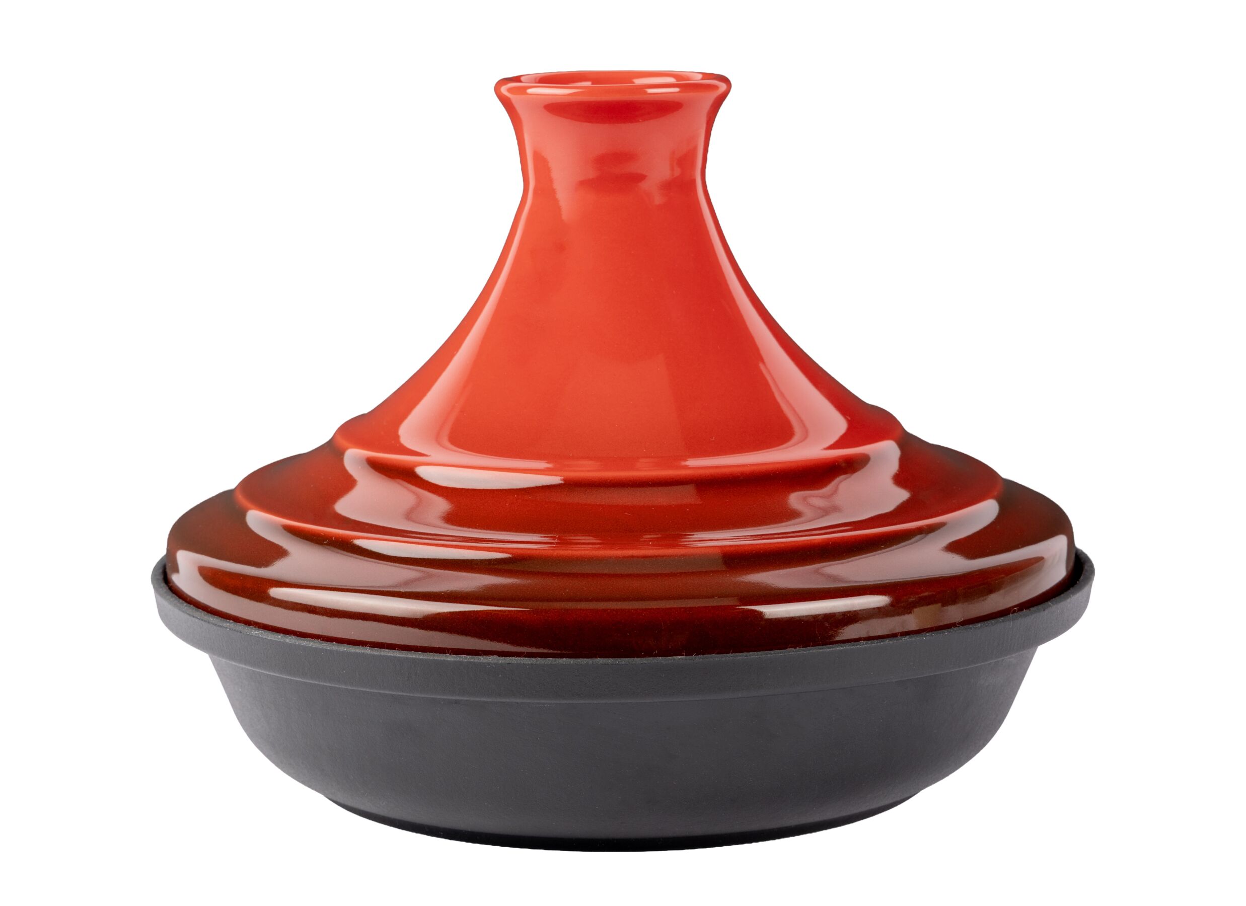 Hoofdfoto - Tajine Fontestic Ø28,5 - gietijzer - traditioneel rood