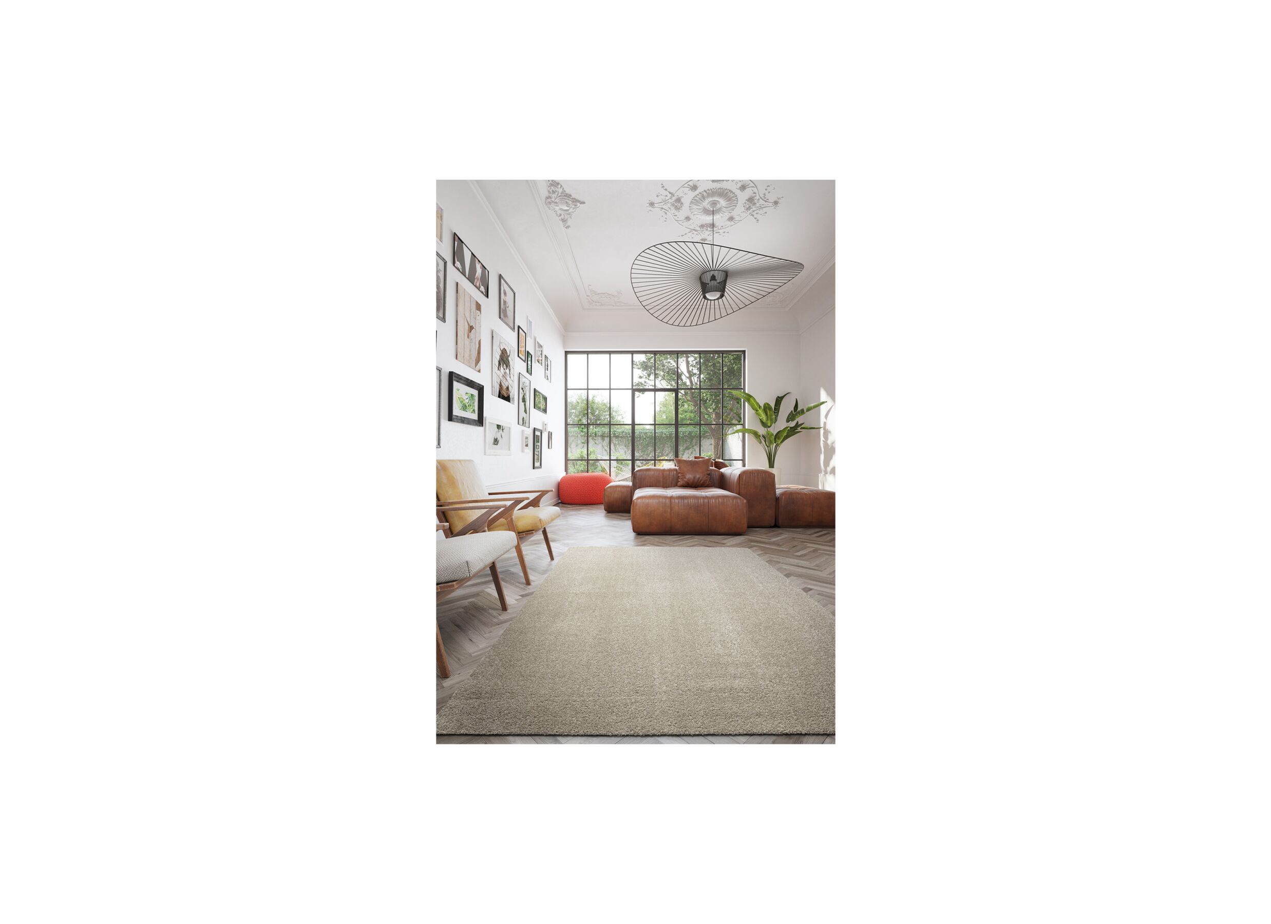 Foto ambiance - Tapis Dolce 160x230cm - polypropylène - beige
