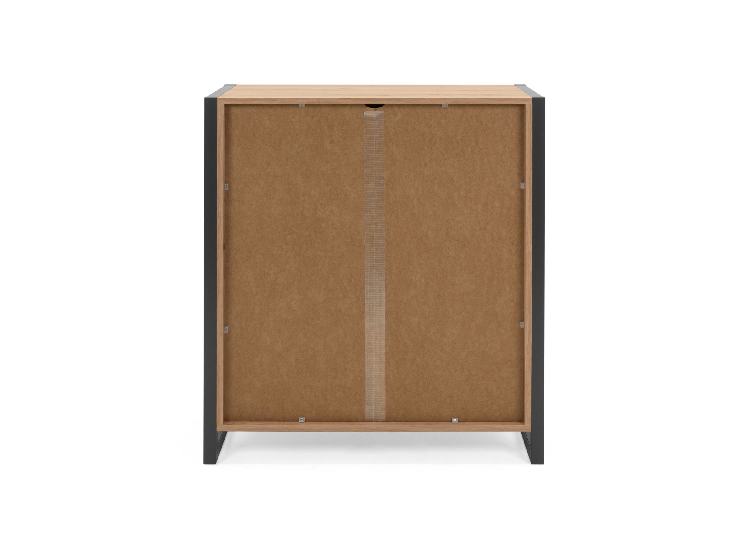 Commode Denver 80x88x40cm - decor - artisanale eik & anthraciet
