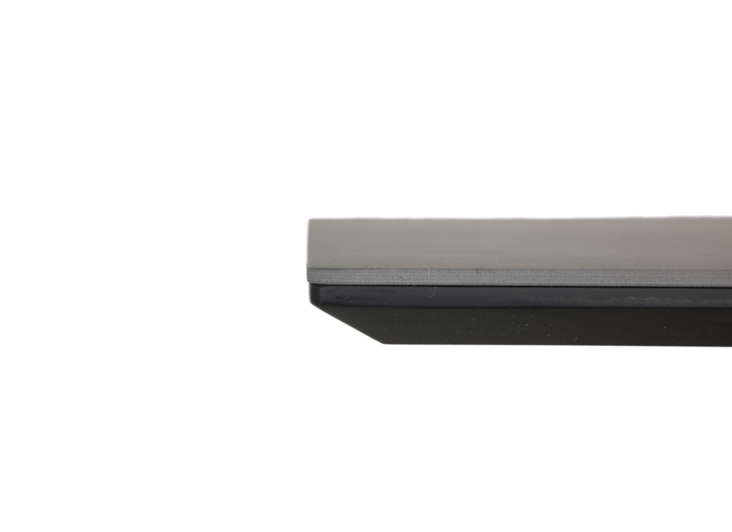 Detailfoto - Tafel Sapphire 180x90cm - MDF & metaal - donkergrijs