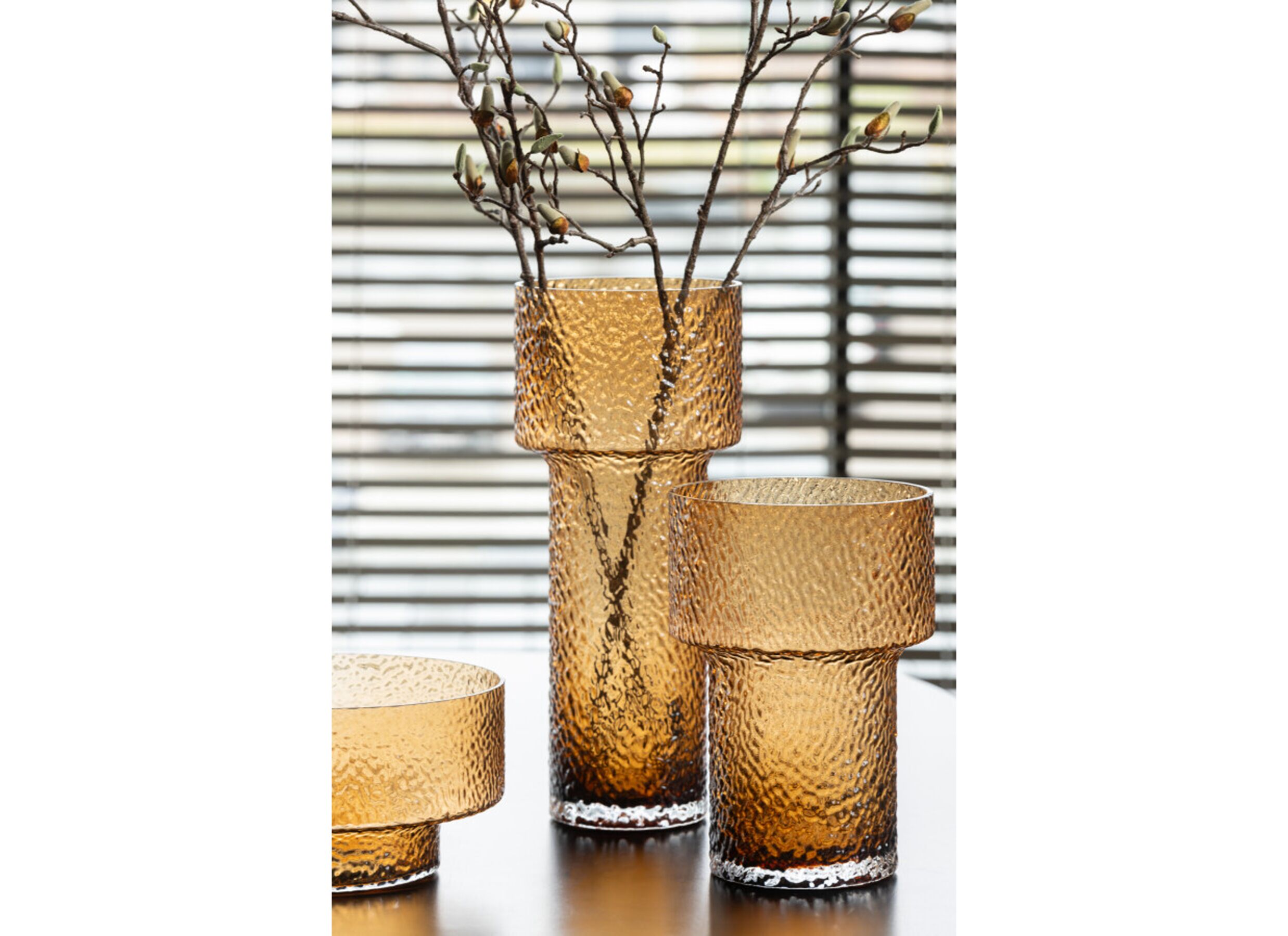 Foto ambiance - Vase Betty H45cm - verre - brun