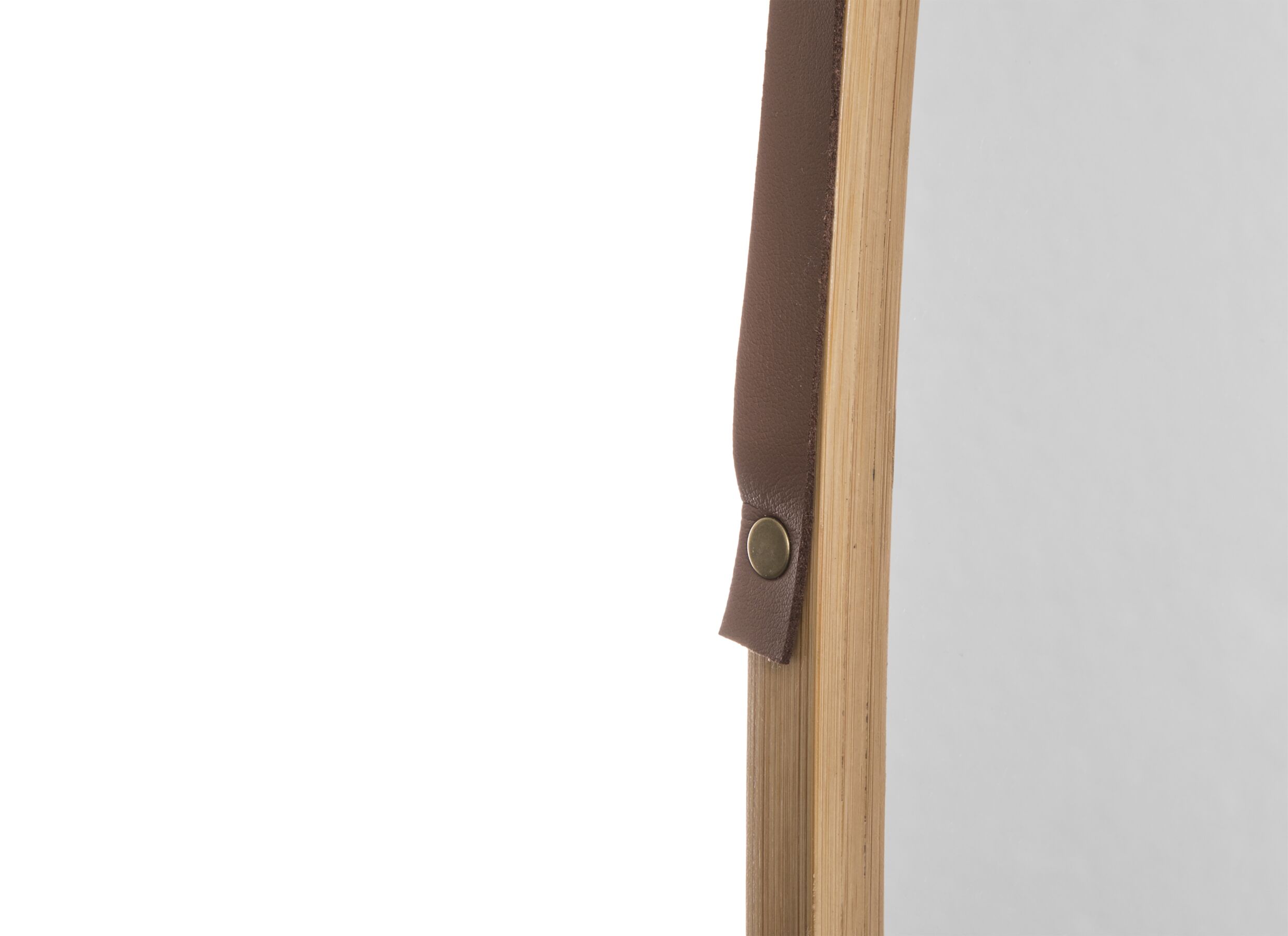 Detail - Miroir 45x77cm - bambou & verre - naturel