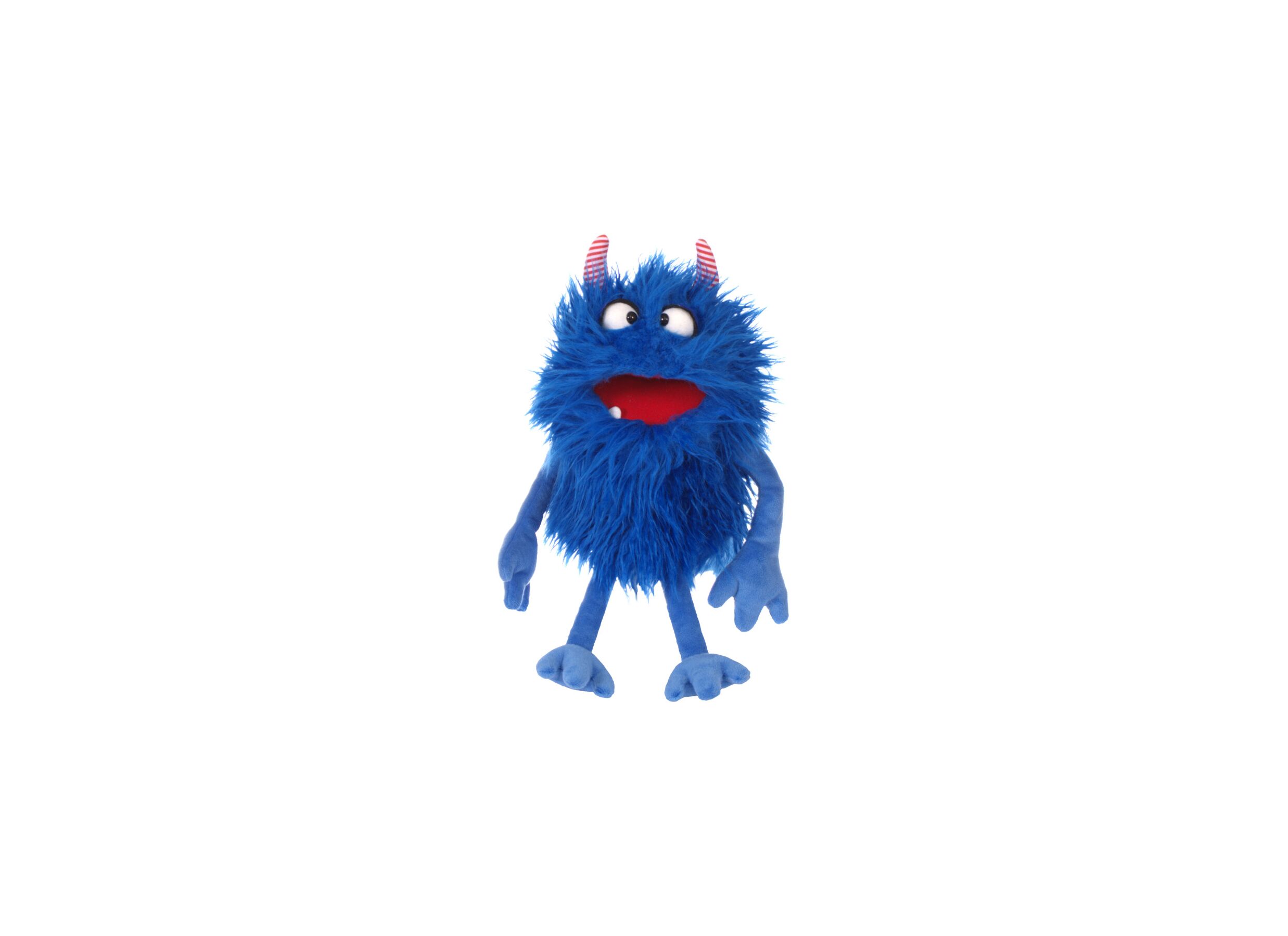 Aperçu - Marionnette à main Monster to go Schmackes H30cm - polyester - bleu