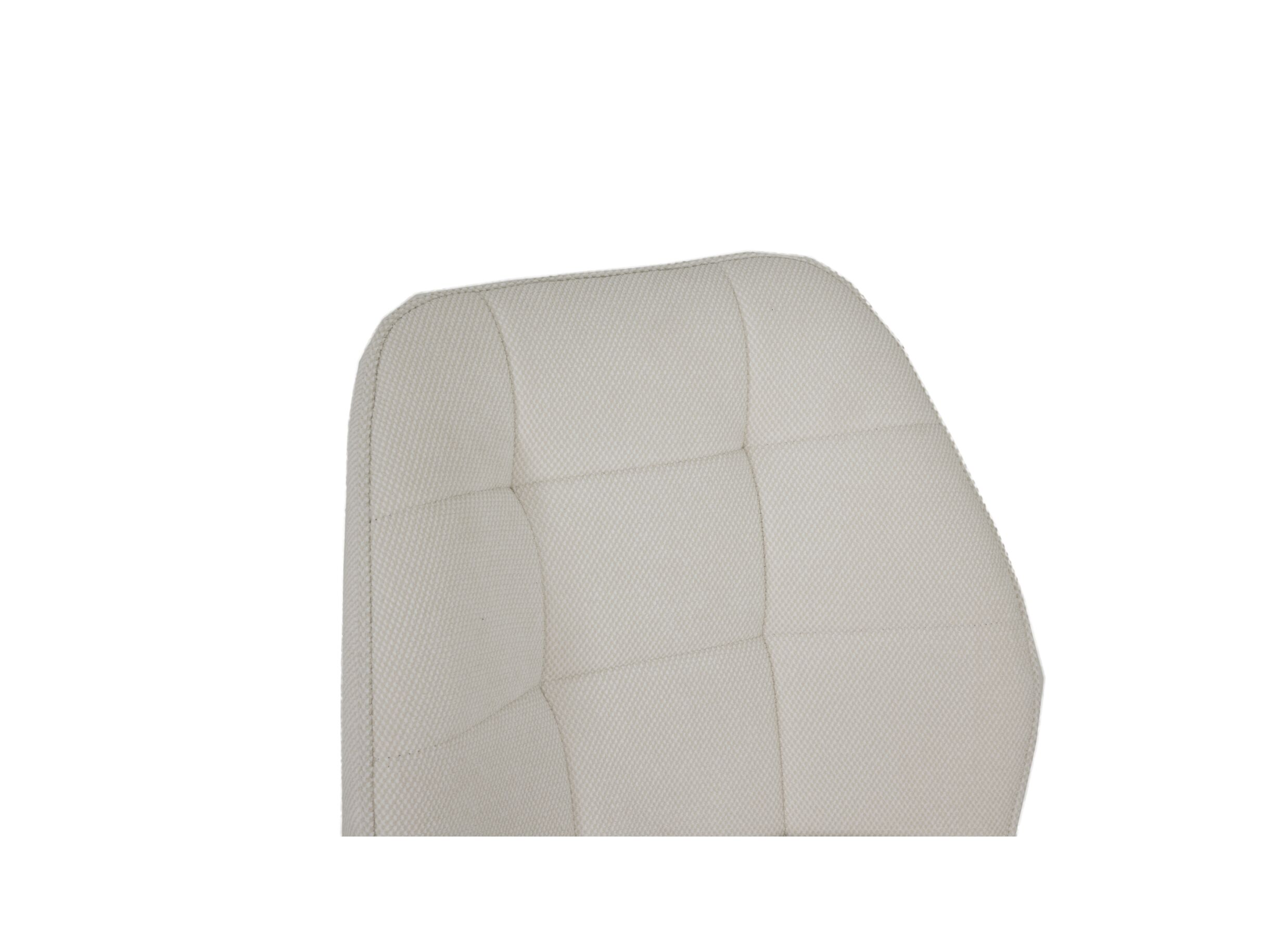Detailfoto - Draaistoel Pareto 48x63x83,5cm - stof - beige