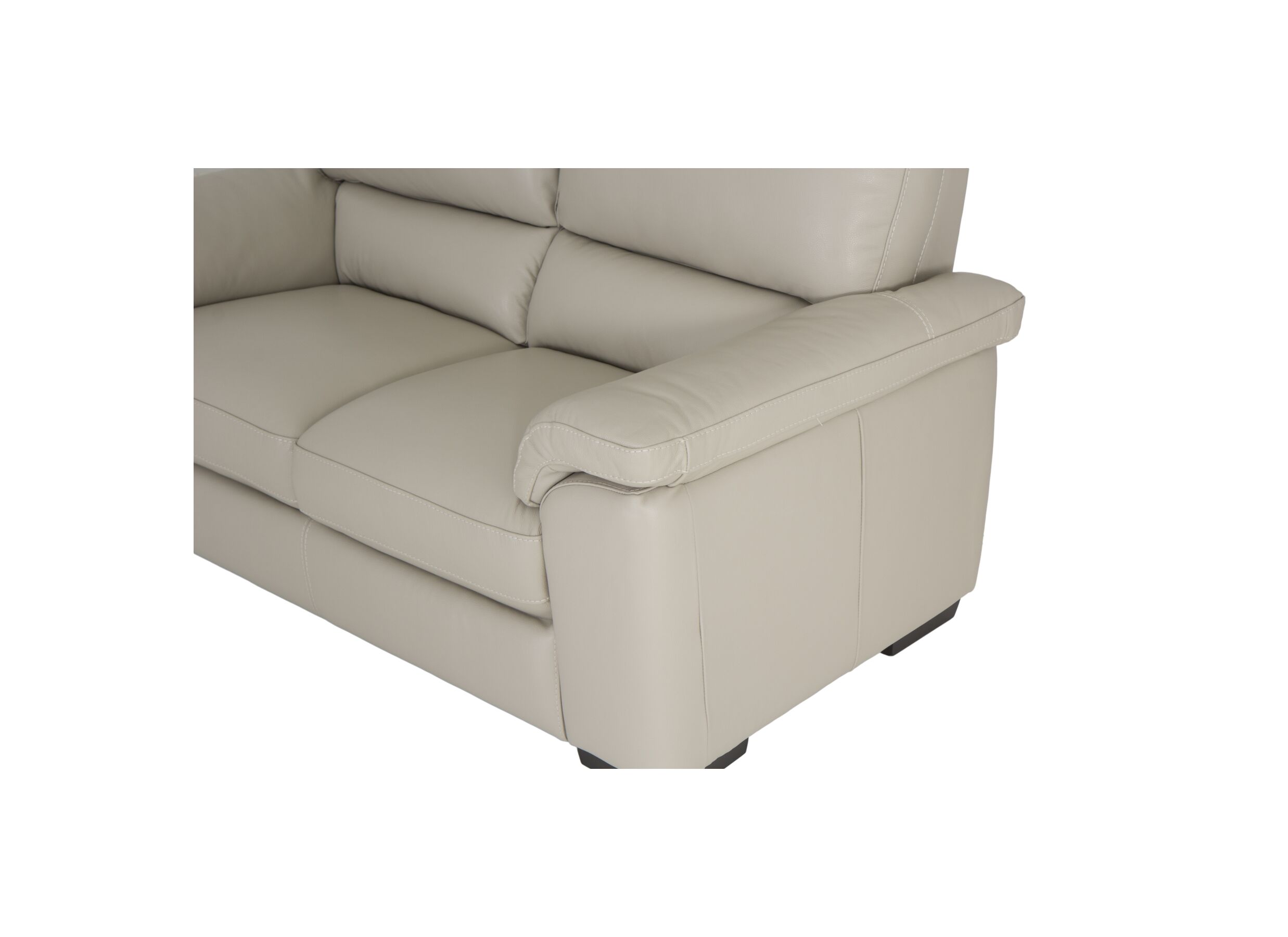 Detailfoto - Zetel Aventi 2,5-zit - leder - grijs