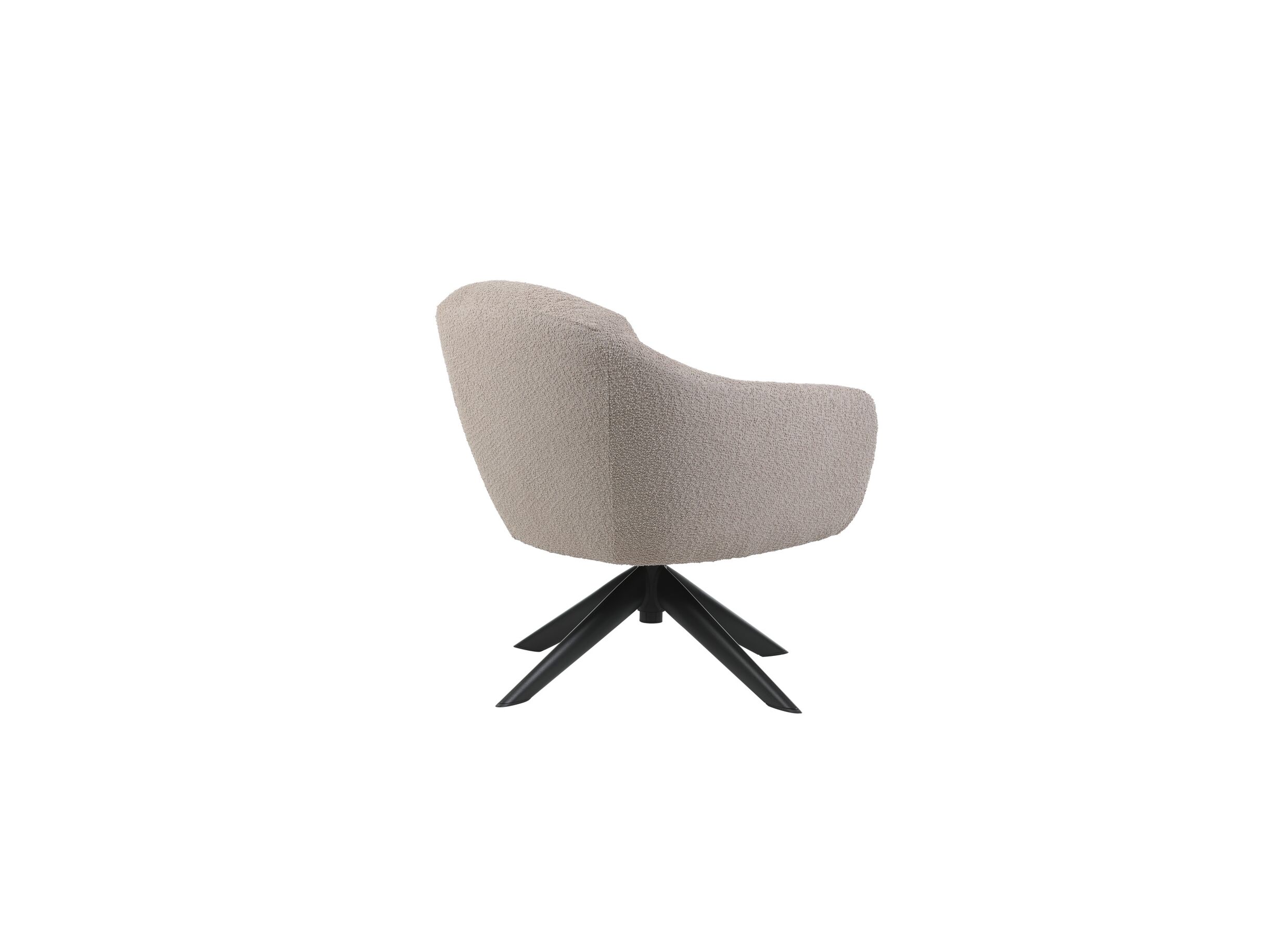 Aperçu - Fauteuil Brunch 74x73x76cm - chenille - gris