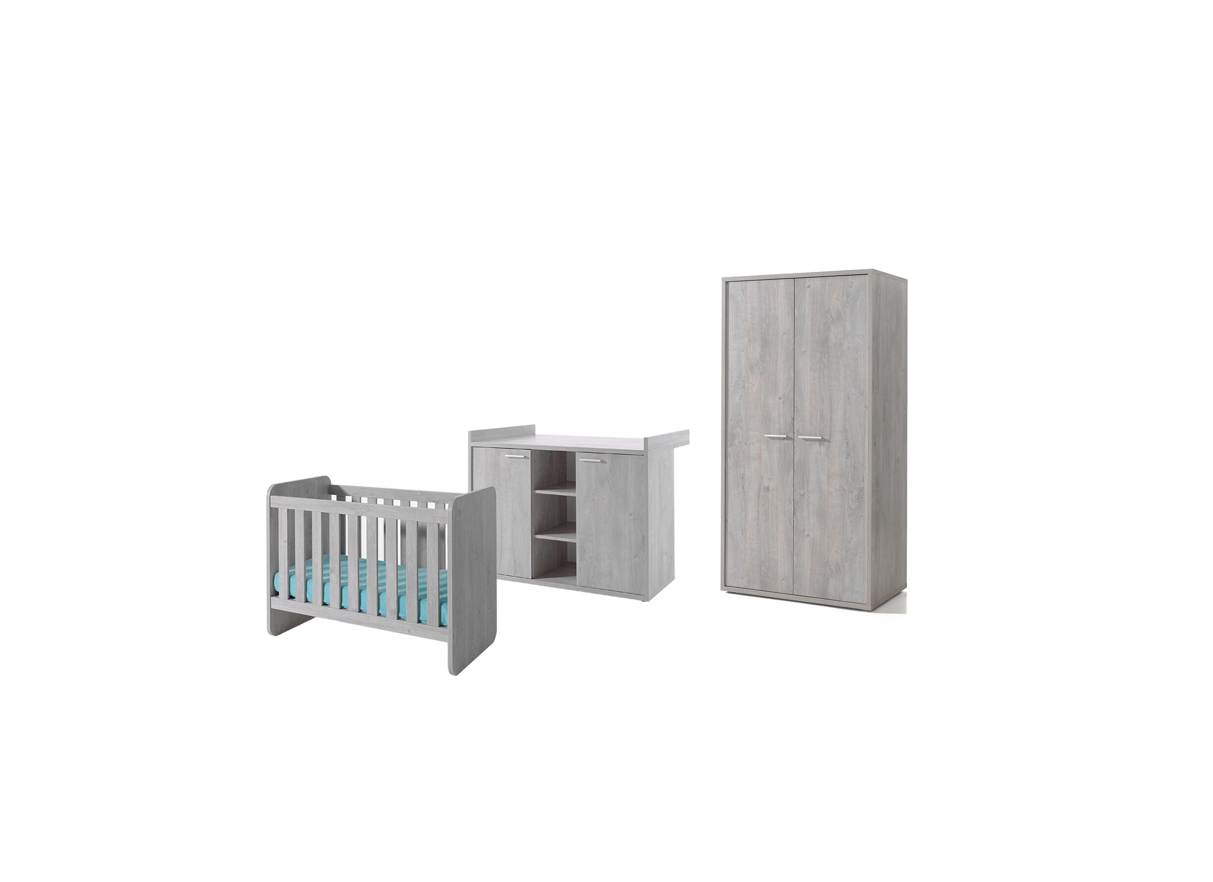 Chambre bébé Vic avec armoire 2 portes - Chambre bébé Vic avec armoire 2 portes