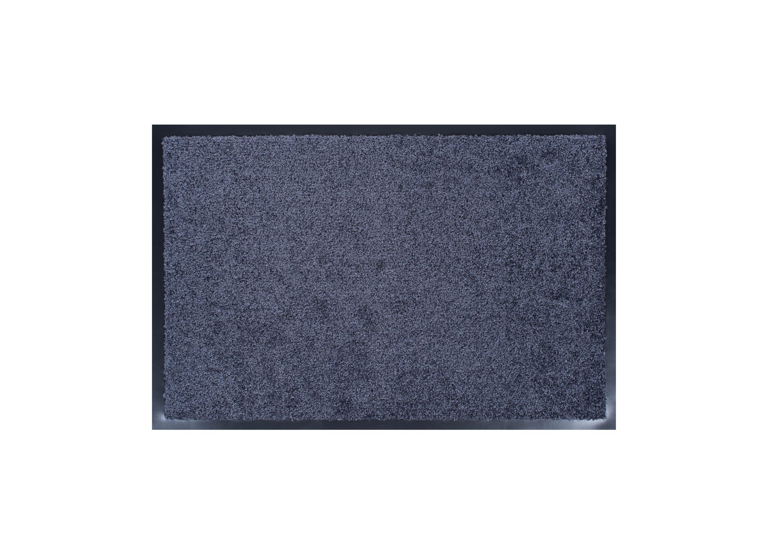 Deurmat Wash & Clean 75x50cm kunststof grijs