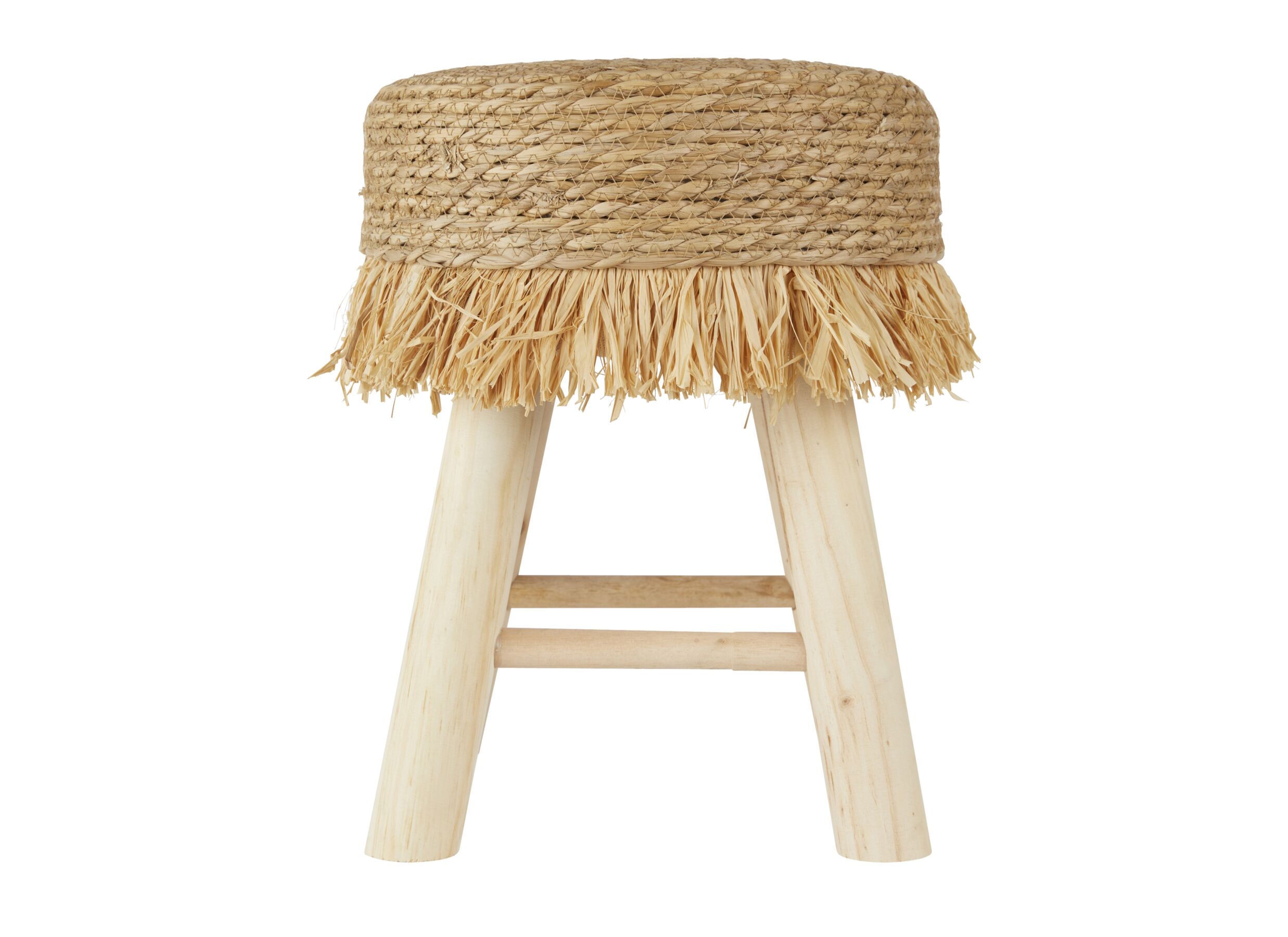Aperçu - Tabouret Gimpo Ø30xH40cm - pin massif - naturel