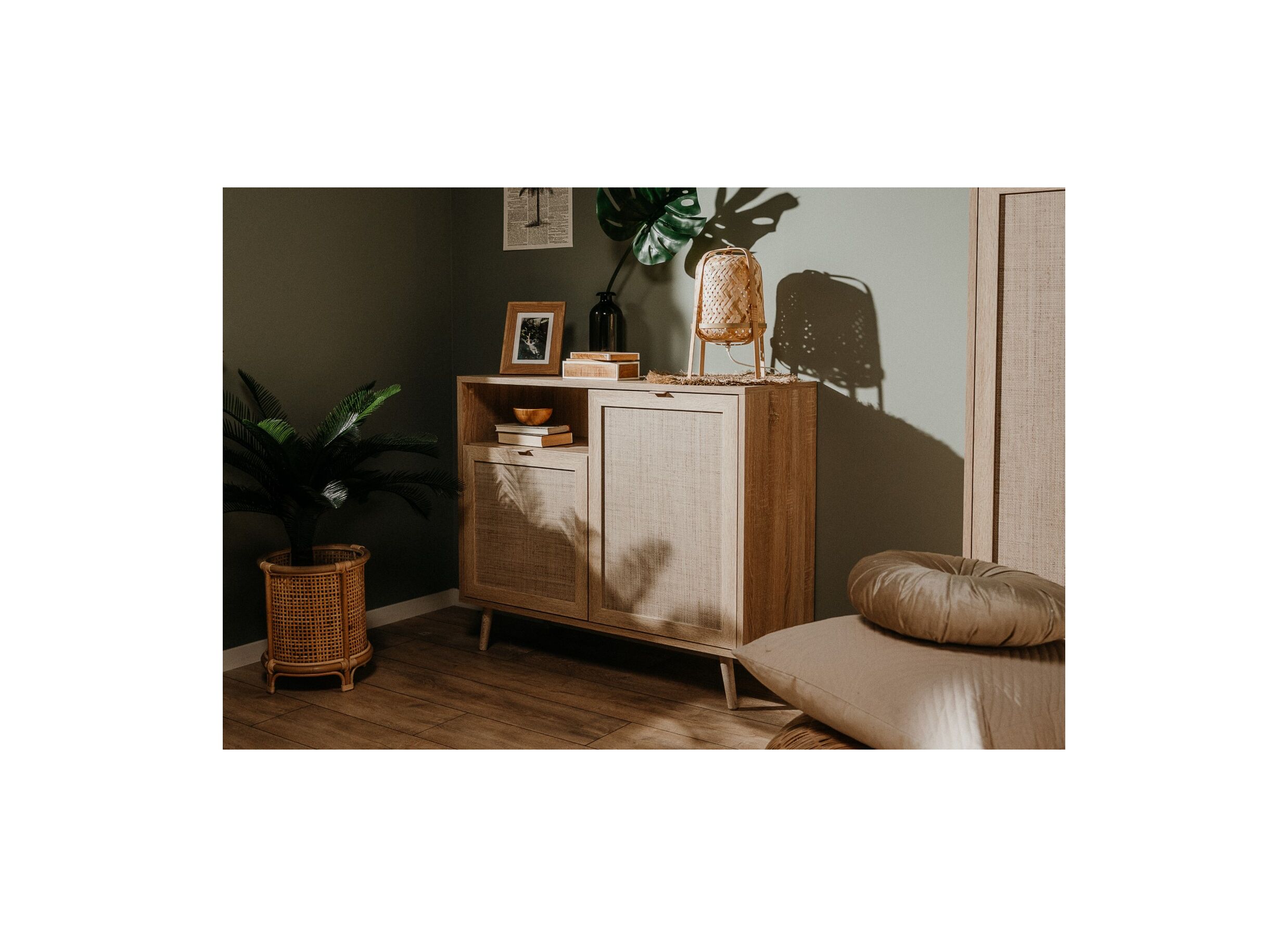 Commode Bali 102x40x87cm - melamine - sonoma eik